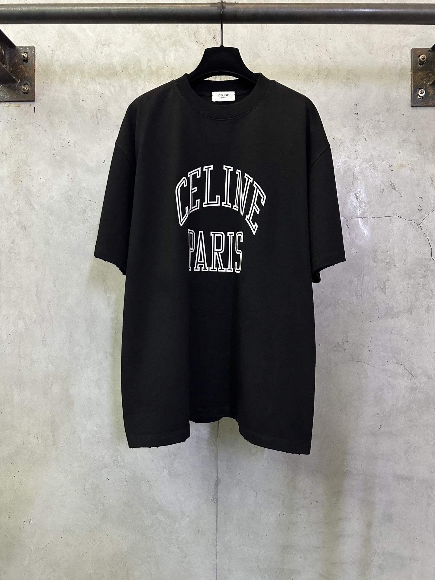 Celine CELINE赛琳 26ss 植绒字母短袖T恤
