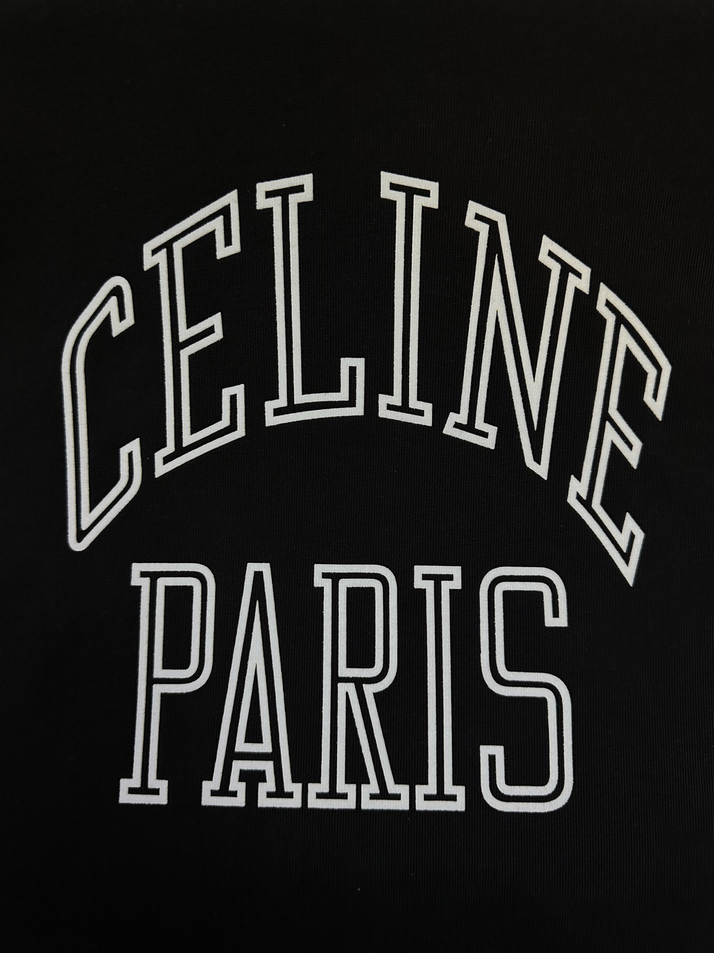 Celine CELINE赛琳 26ss 植绒字母短袖T恤