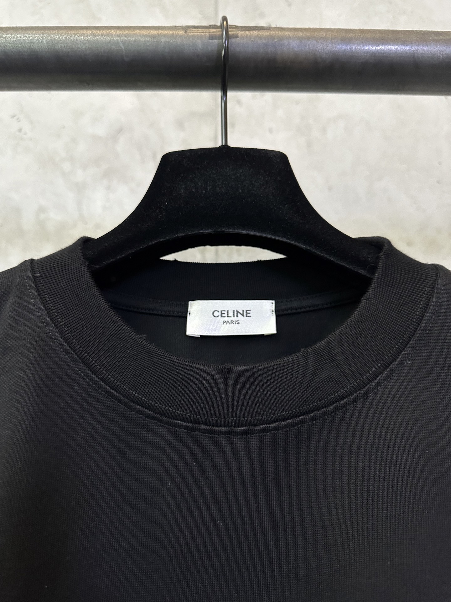 Celine CELINE赛琳 26ss 植绒字母短袖T恤