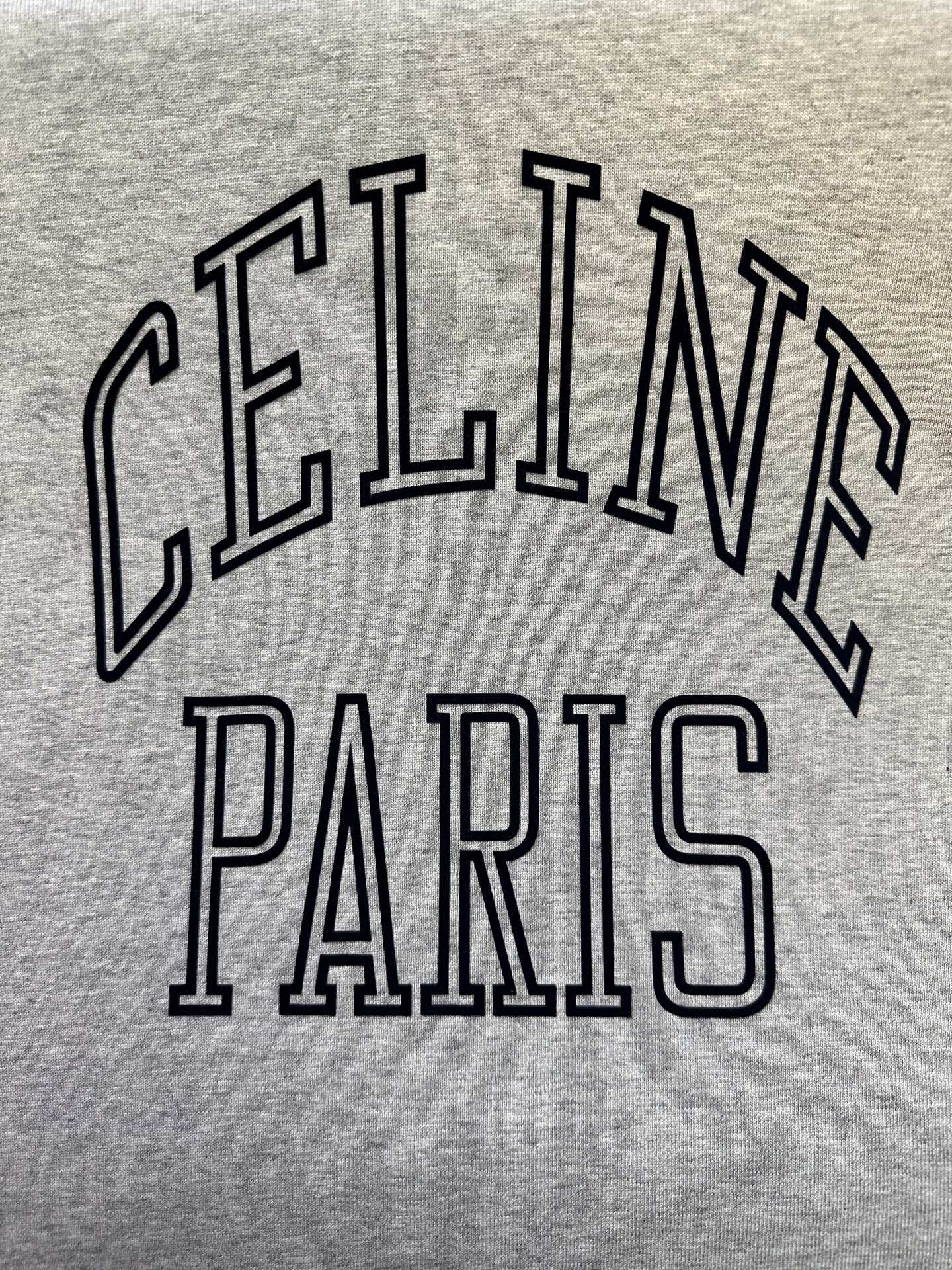 Celine CELINE赛琳 26ss 植绒字母短袖T恤