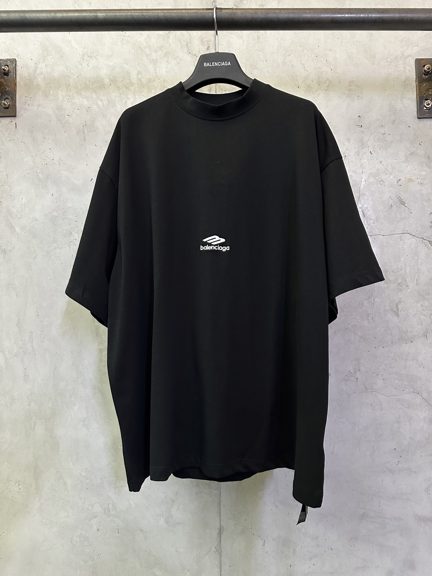 P125 Balenciaga Paris, colección ss25, camiseta de manga corta de la serie de esquí con bordado 3m. Tela: algodón 100% …