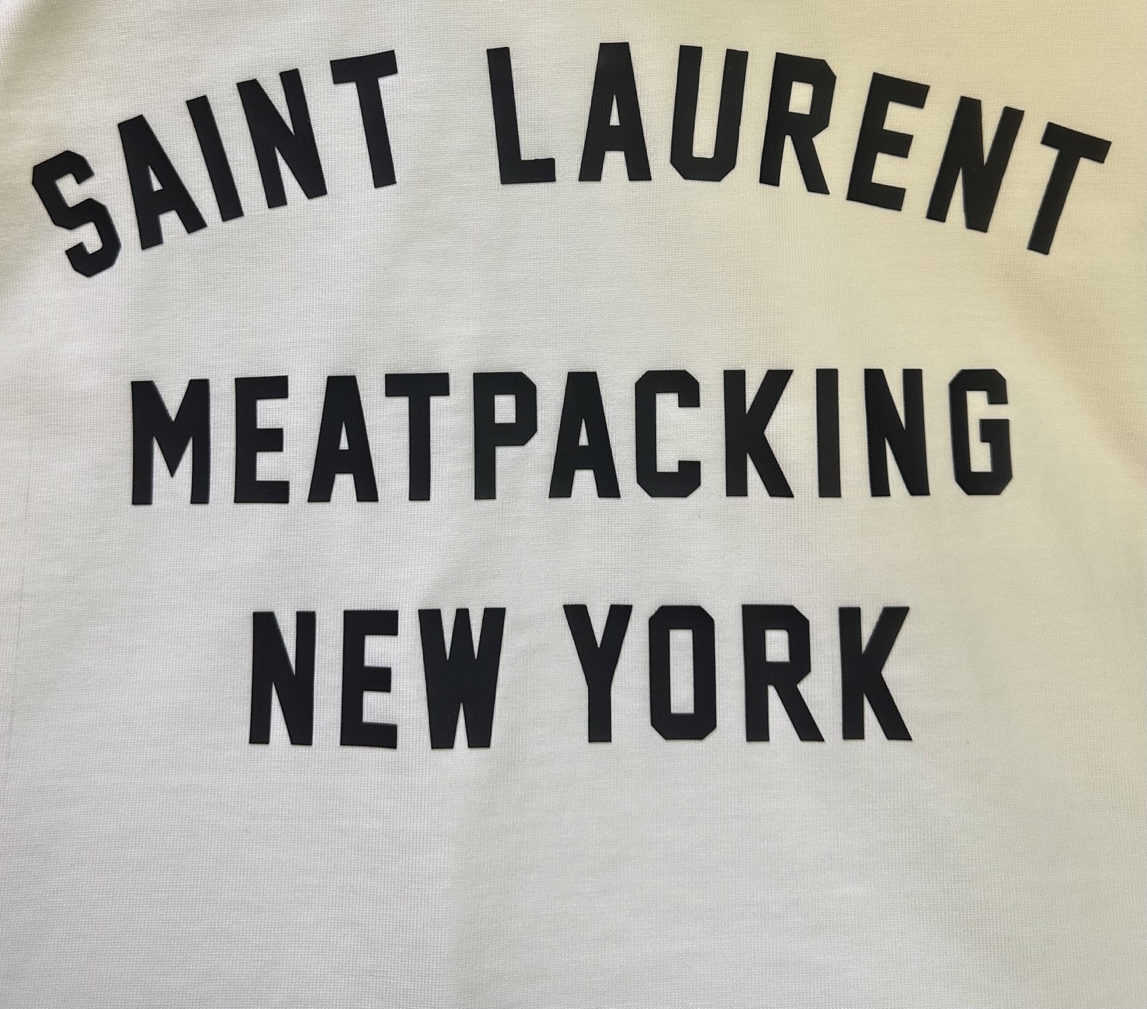 Saint Laurent YSL 圣罗兰 26ss 纽约字母限定款短袖T恤