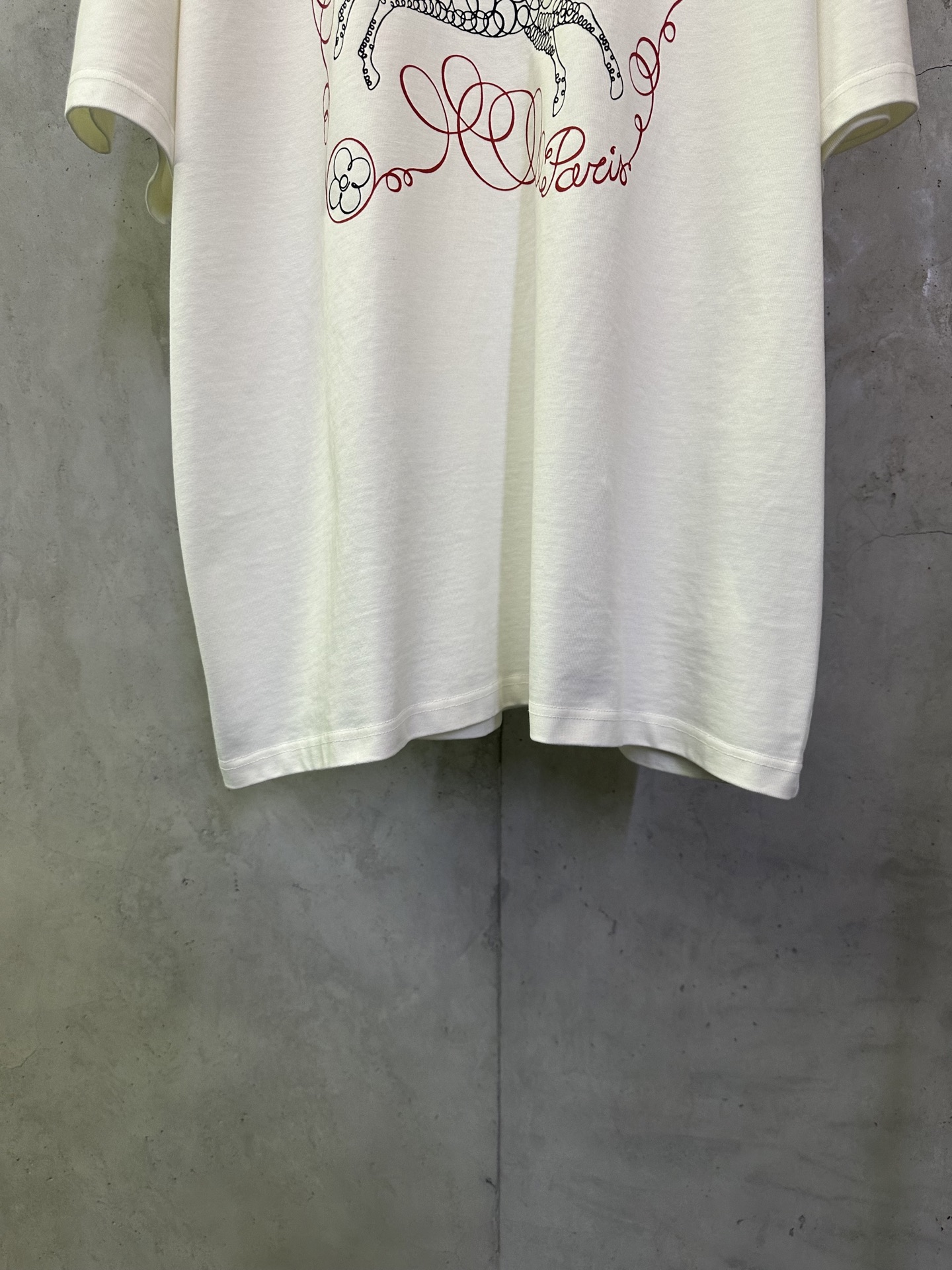 Louis Vuitton Louis Vuitton 26ss LV 马年印花圆领短袖T恤