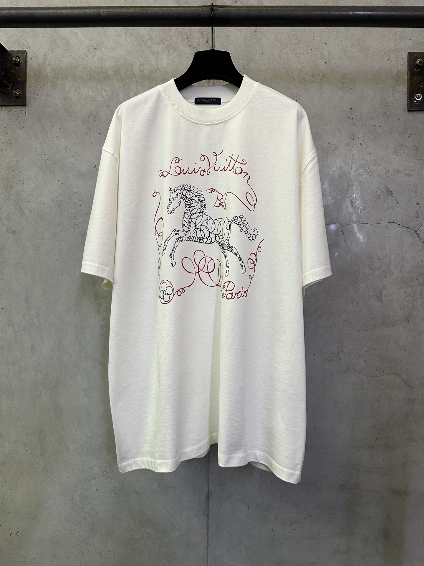Louis Vuitton Louis Vuitton 26ss LV 马年印花圆领短袖T恤