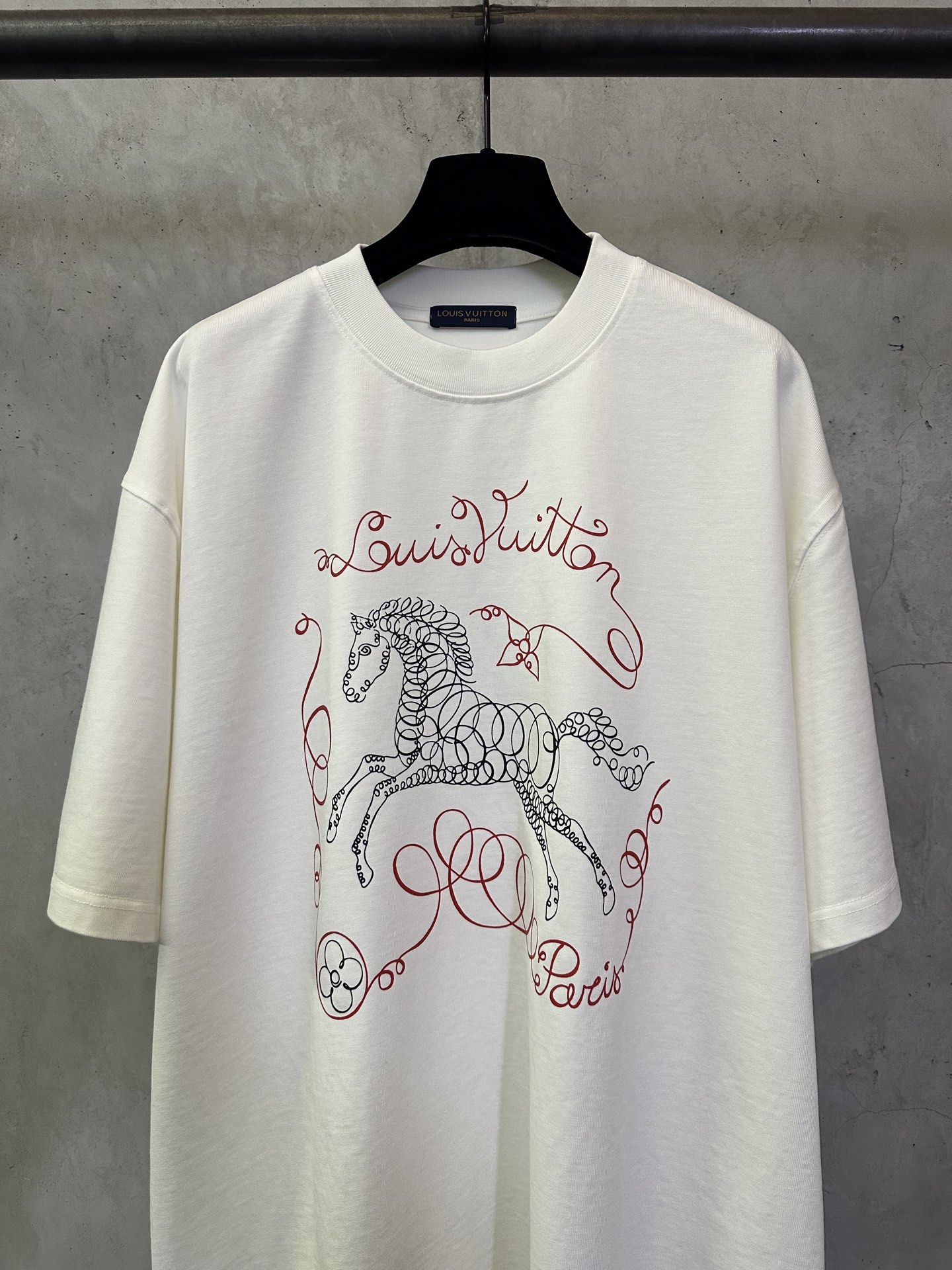 Louis Vuitton Louis Vuitton 26ss LV 马年印花圆领短袖T恤