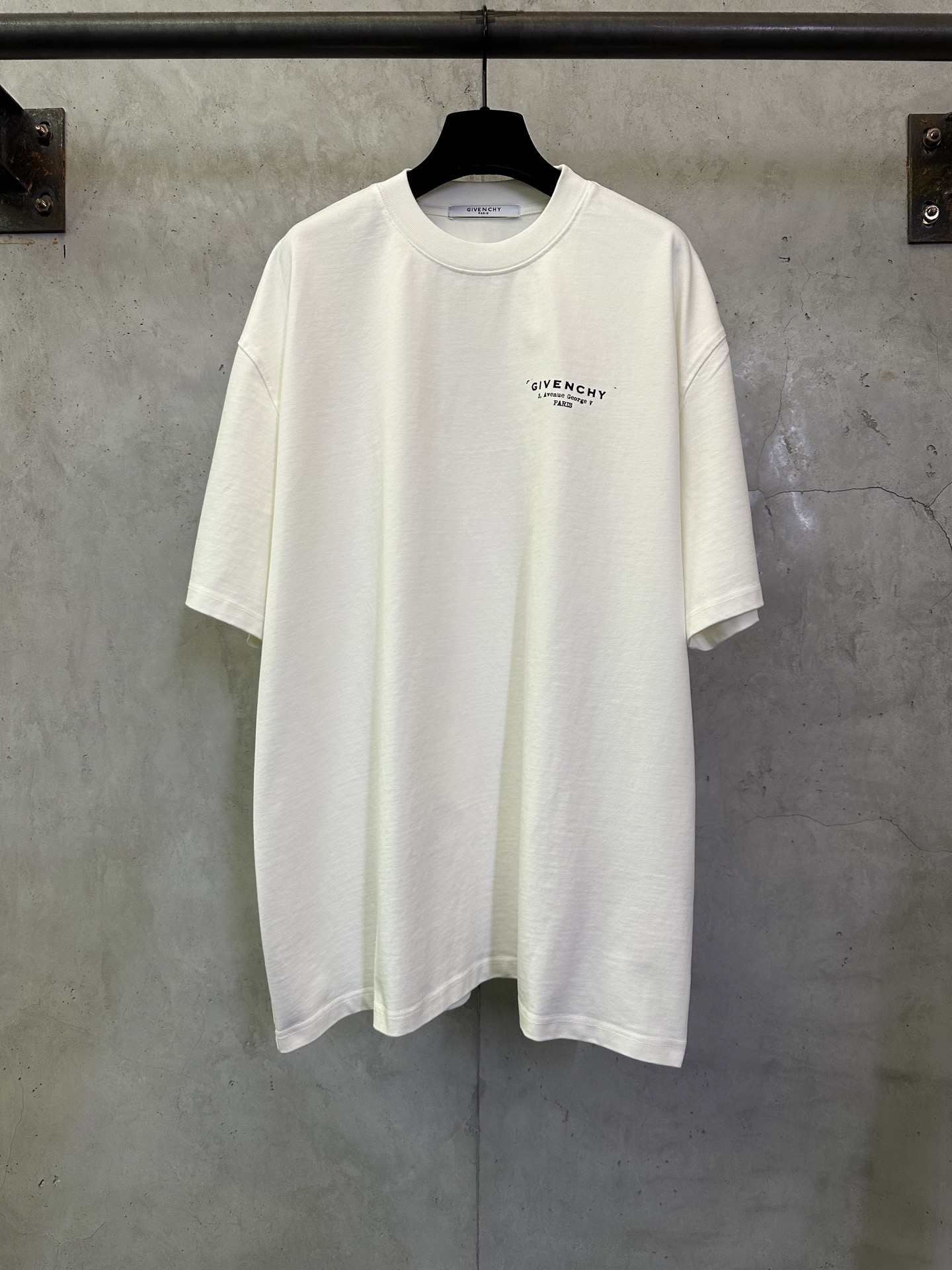 @ 140-Primavera y verano nuevo estilo Camiseta de manga corta con estampado de letras Givenchy 26ss de manga corta pesa…