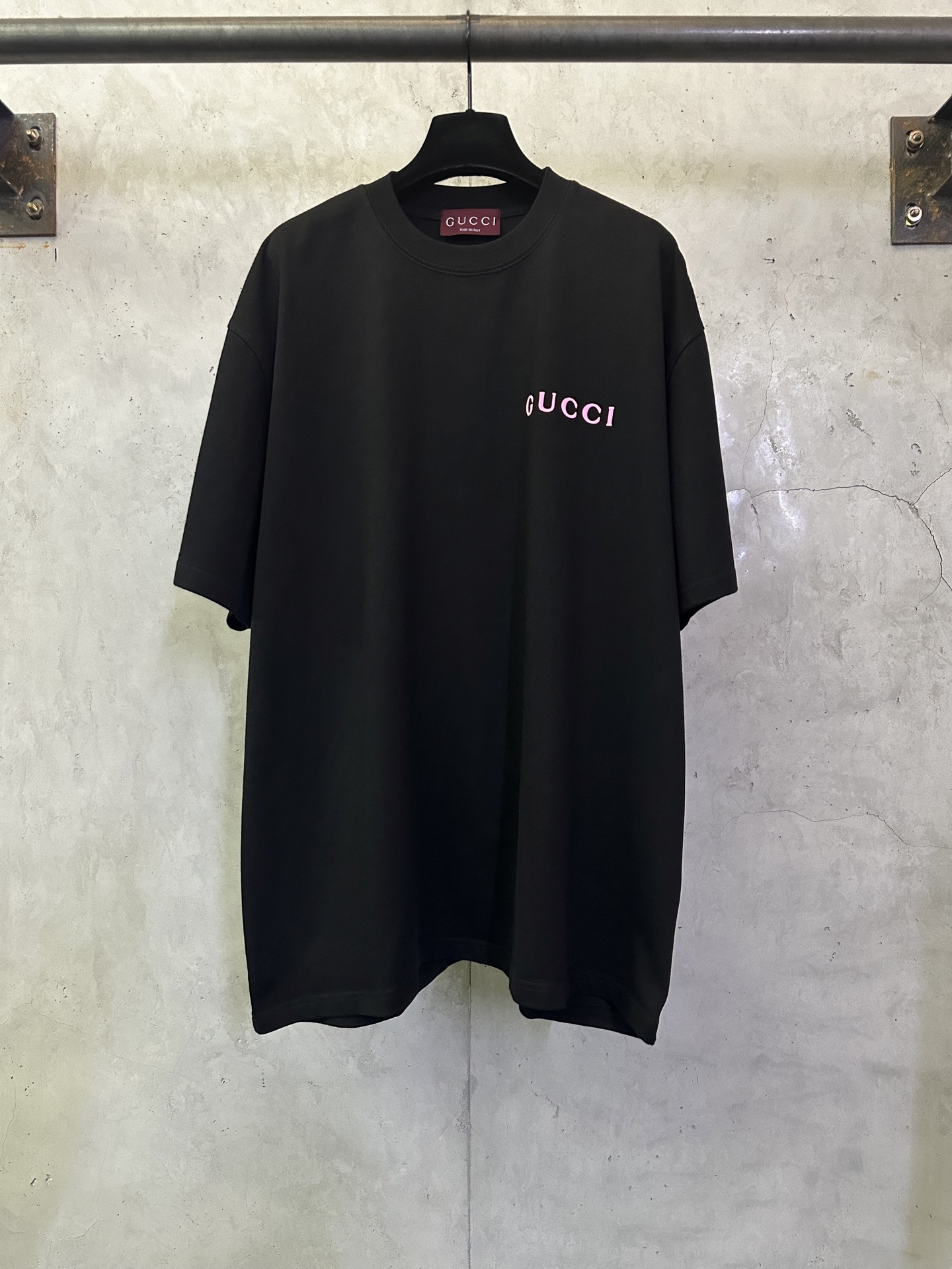 Gucci GUCCI 古驰 26ss 发泡粉logo短袖T恤