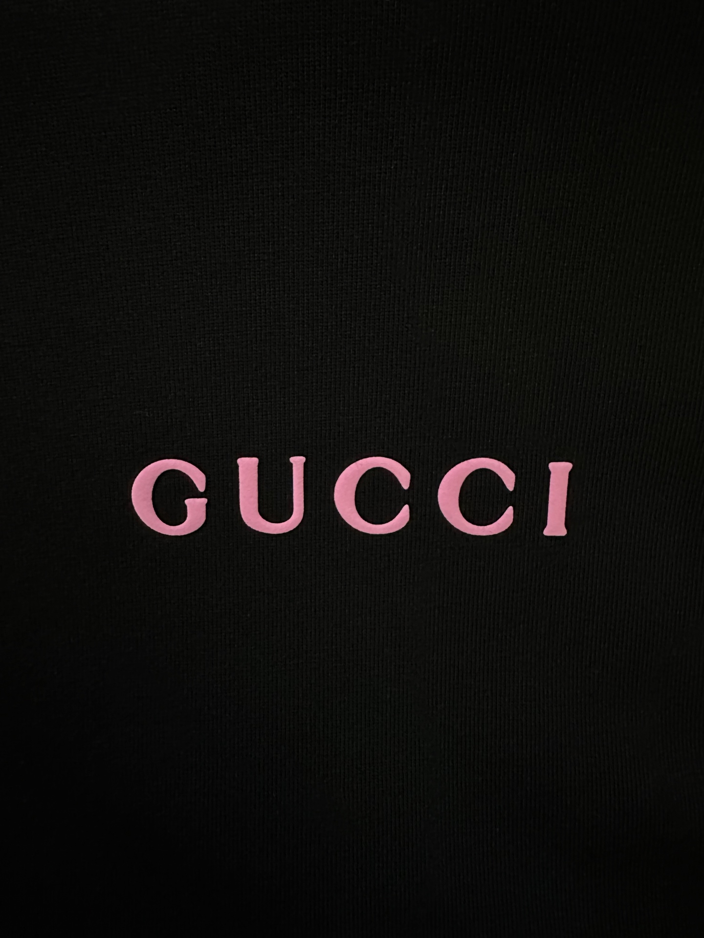 Gucci GUCCI 古驰 26ss 发泡粉logo短袖T恤
