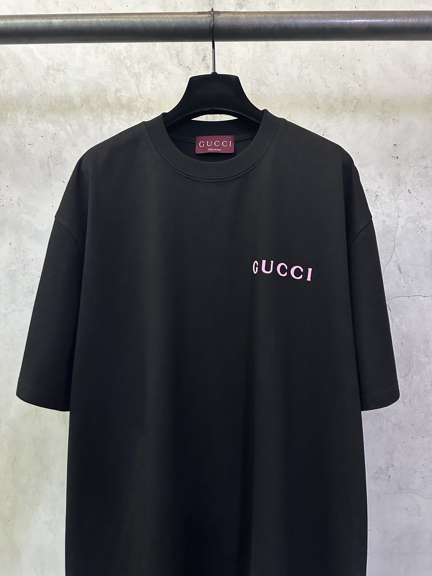 Gucci GUCCI 古驰 26ss 发泡粉logo短袖T恤