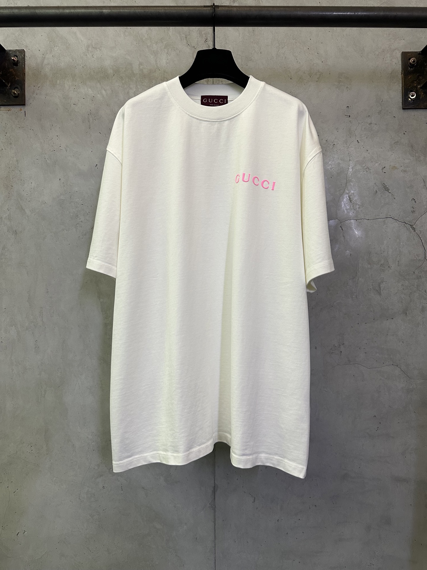Gucci GUCCI 古驰 26ss 发泡粉logo短袖T恤