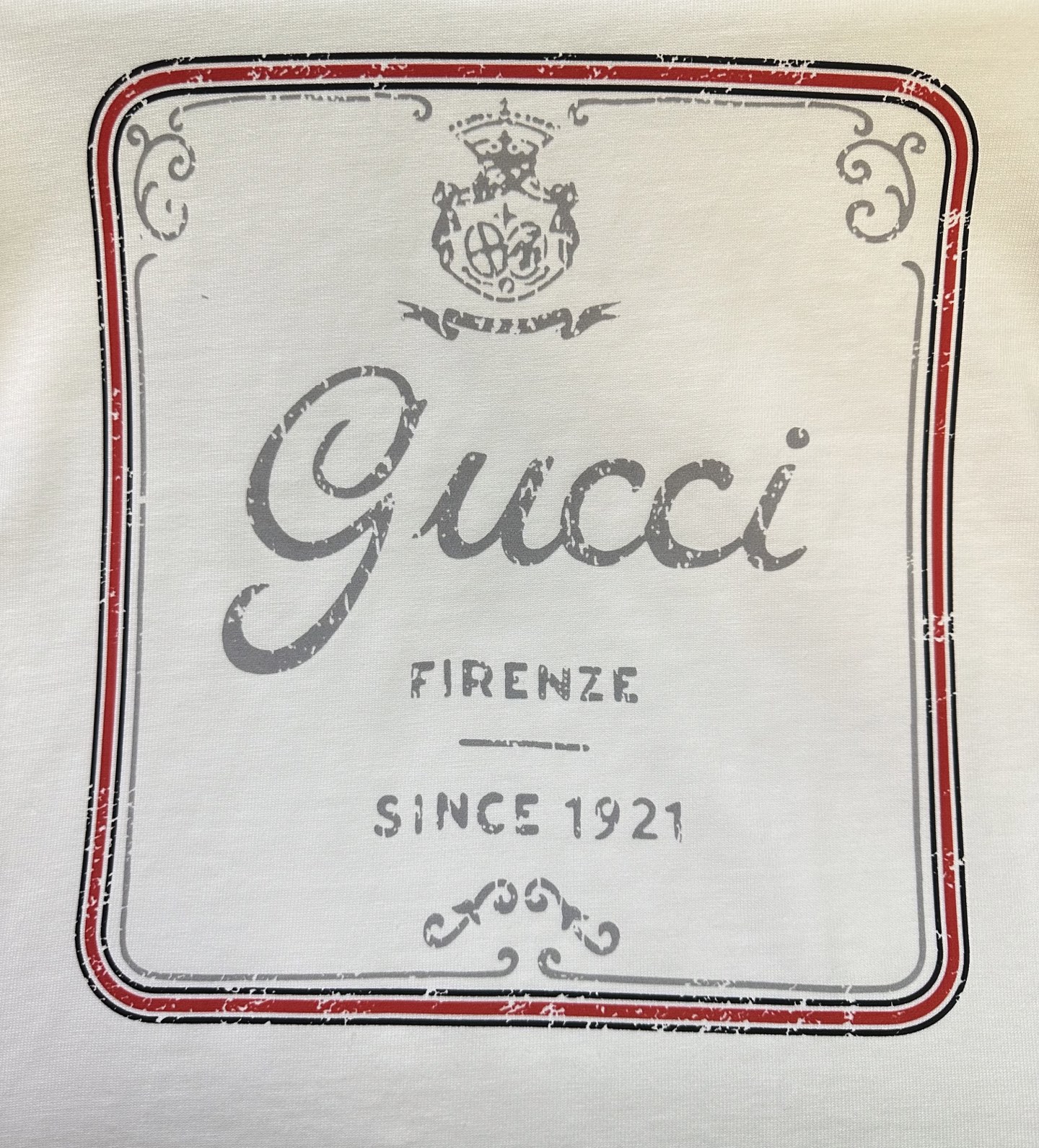 Gucci GUCCI 古驰 26ss 马年早春度假系列圆领印花短袖T恤