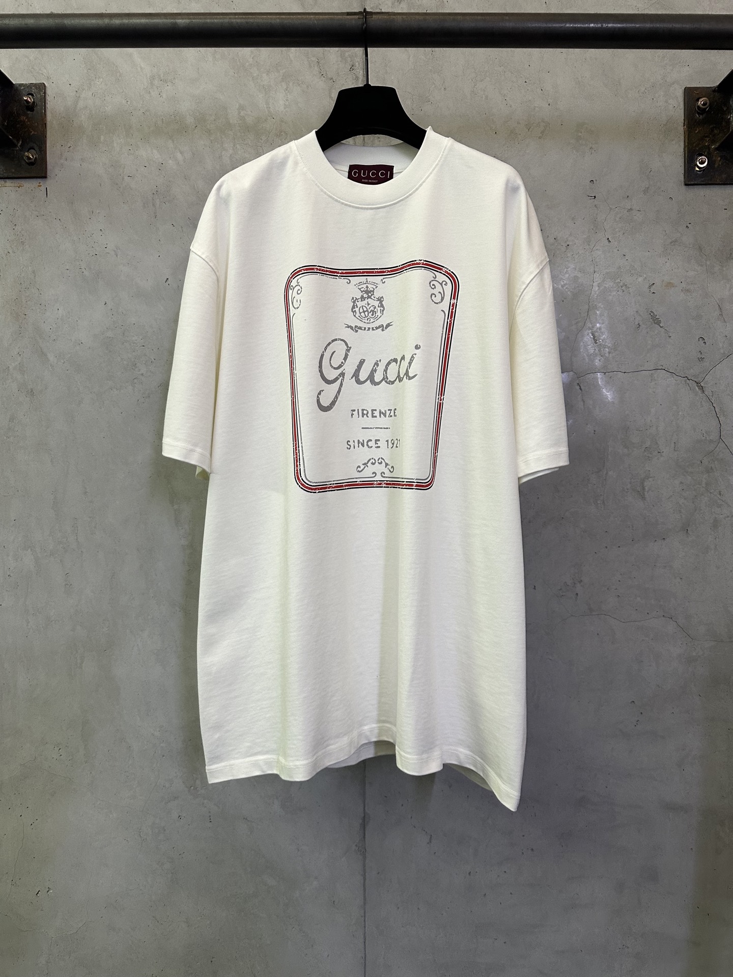 Gucci GUCCI 古驰 26ss 马年早春度假系列圆领印花短袖T恤
