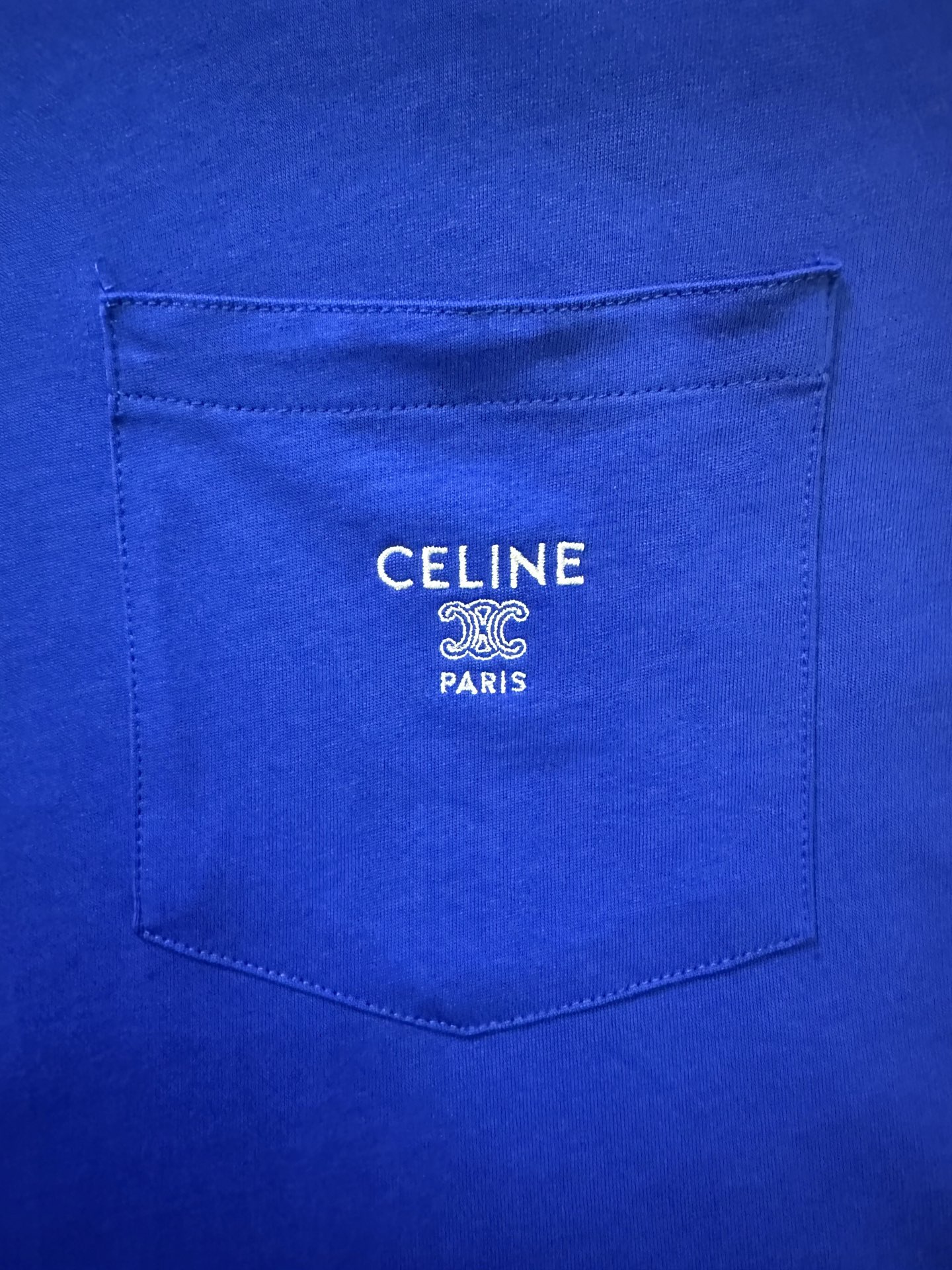 Celine Celine思琳 ss26 春款刺绣口袋短袖