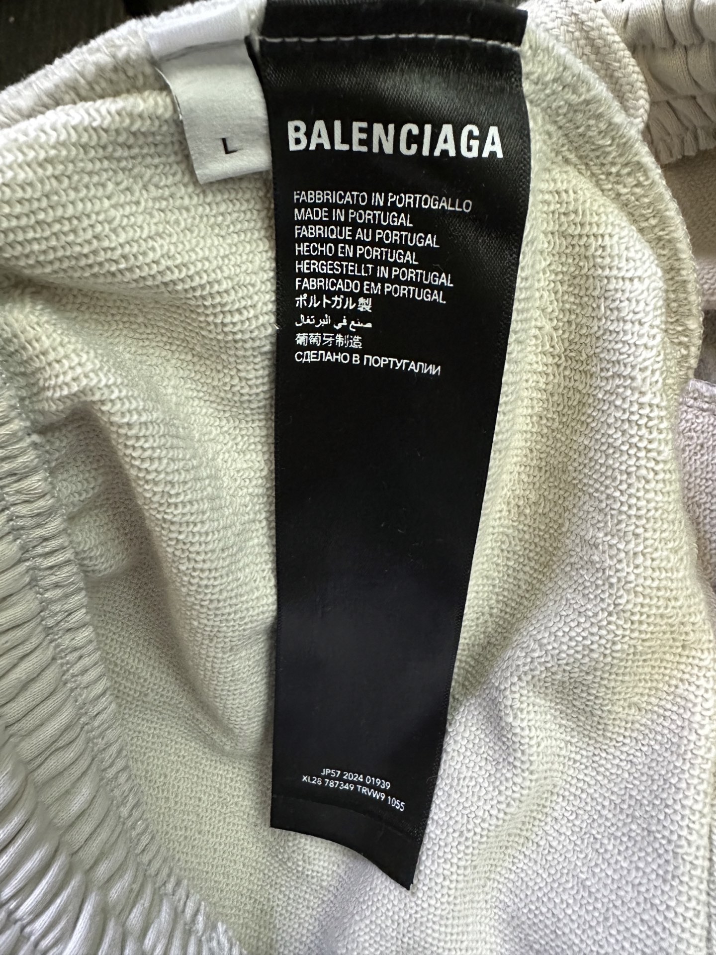 Balenciaga Balenciaga巴黎世家 25ss 可乐海浪logo刺绣休闲短裤