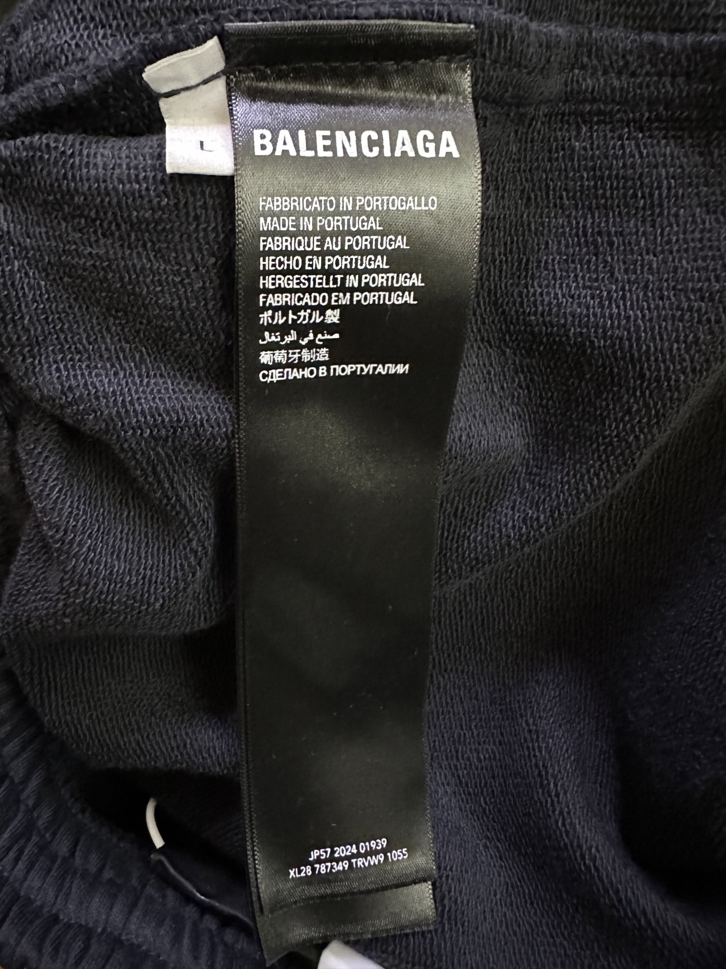 Balenciaga Balenciaga巴黎世家 25ss 可乐海浪logo刺绣休闲短裤