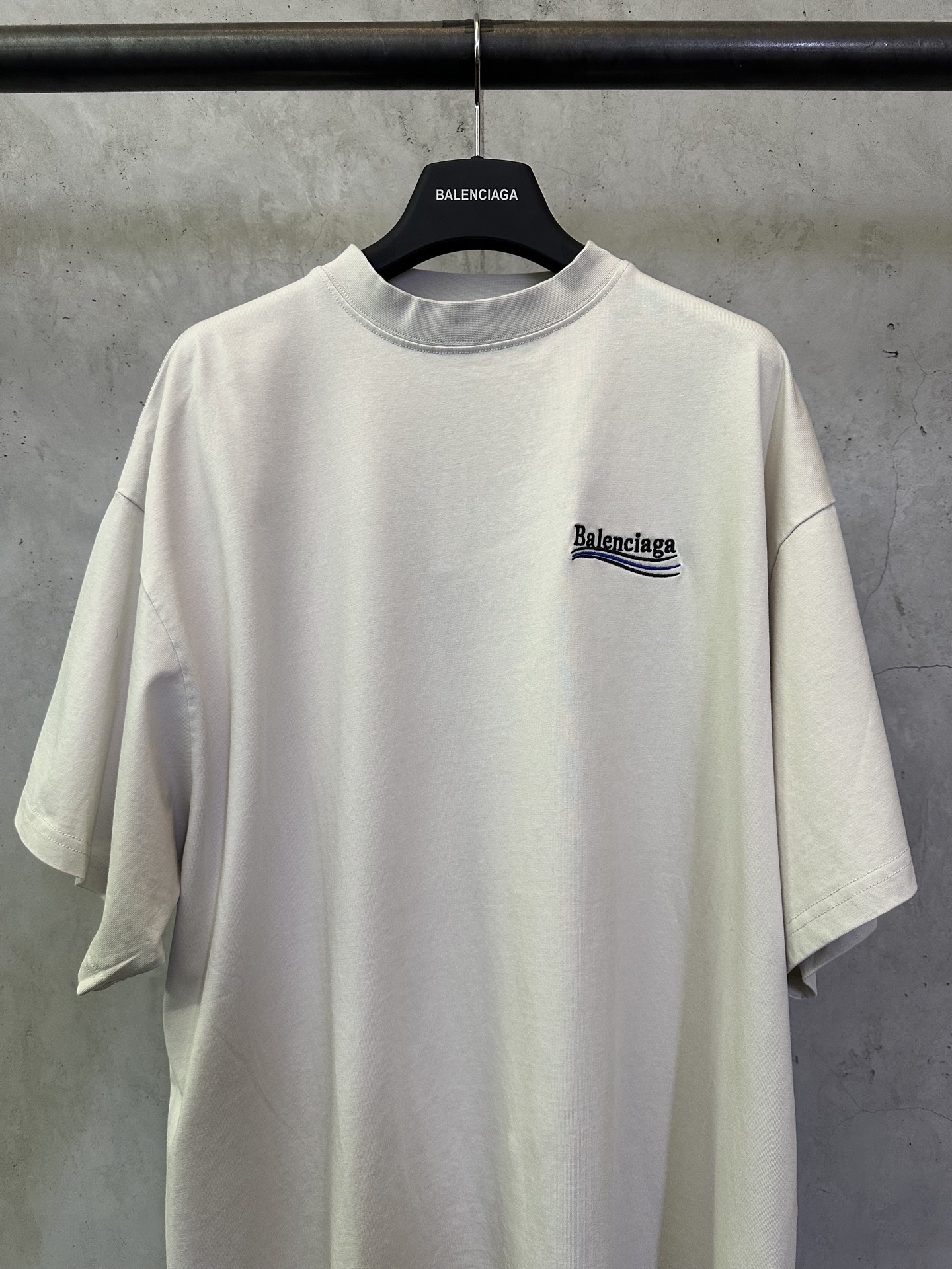 Balenciaga Balenciaga 巴黎世家 可乐海浪logo刺绣短袖T恤