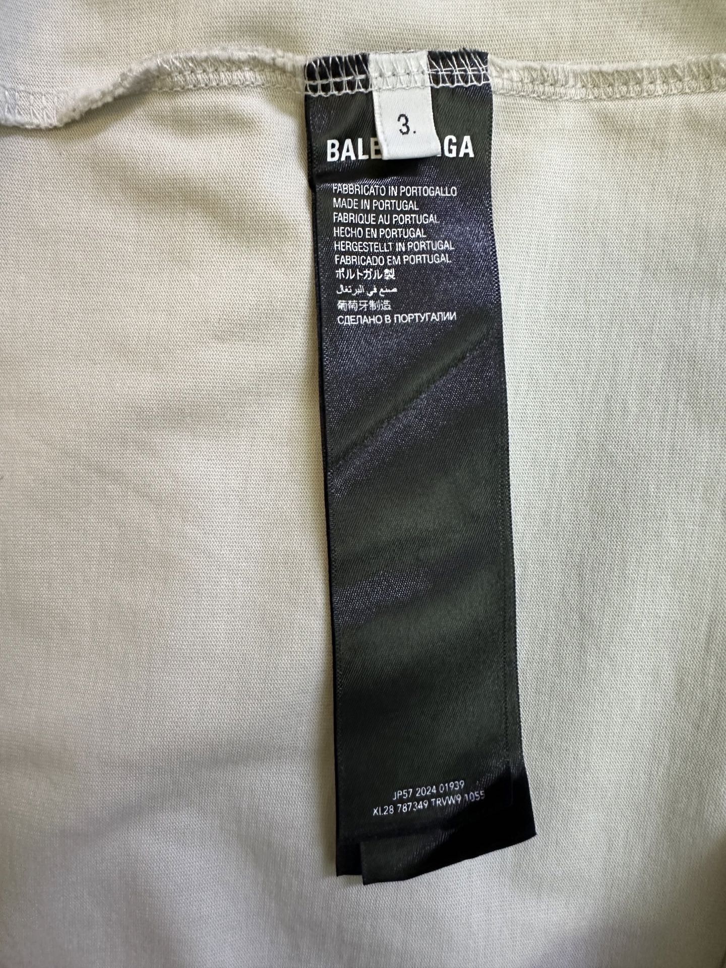 Balenciaga Balenciaga 巴黎世家 可乐海浪logo刺绣短袖T恤