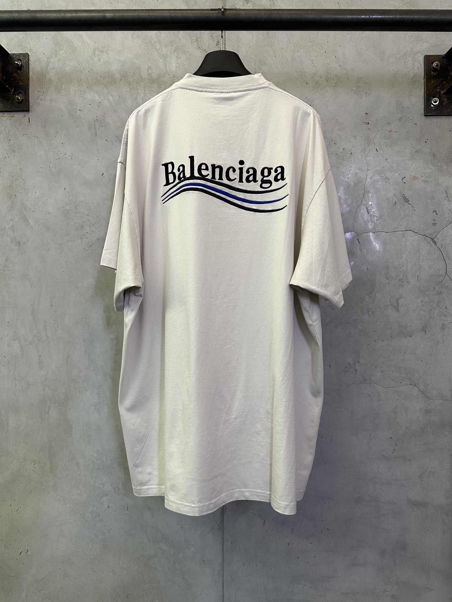 Balenciaga Balenciaga 巴黎世家 可乐海浪logo刺绣短袖T恤