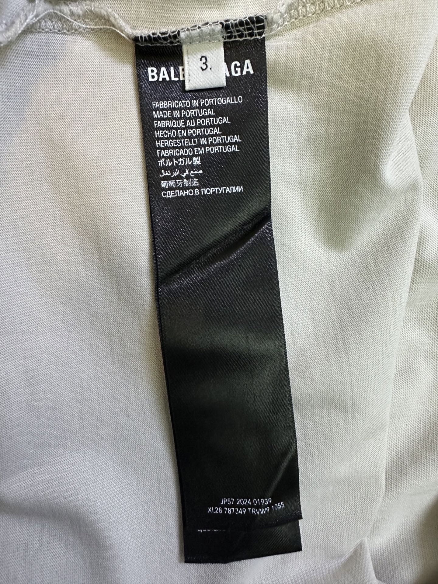 Balenciaga Balenciaga 巴黎世家 可乐海浪logo刺绣短袖T恤