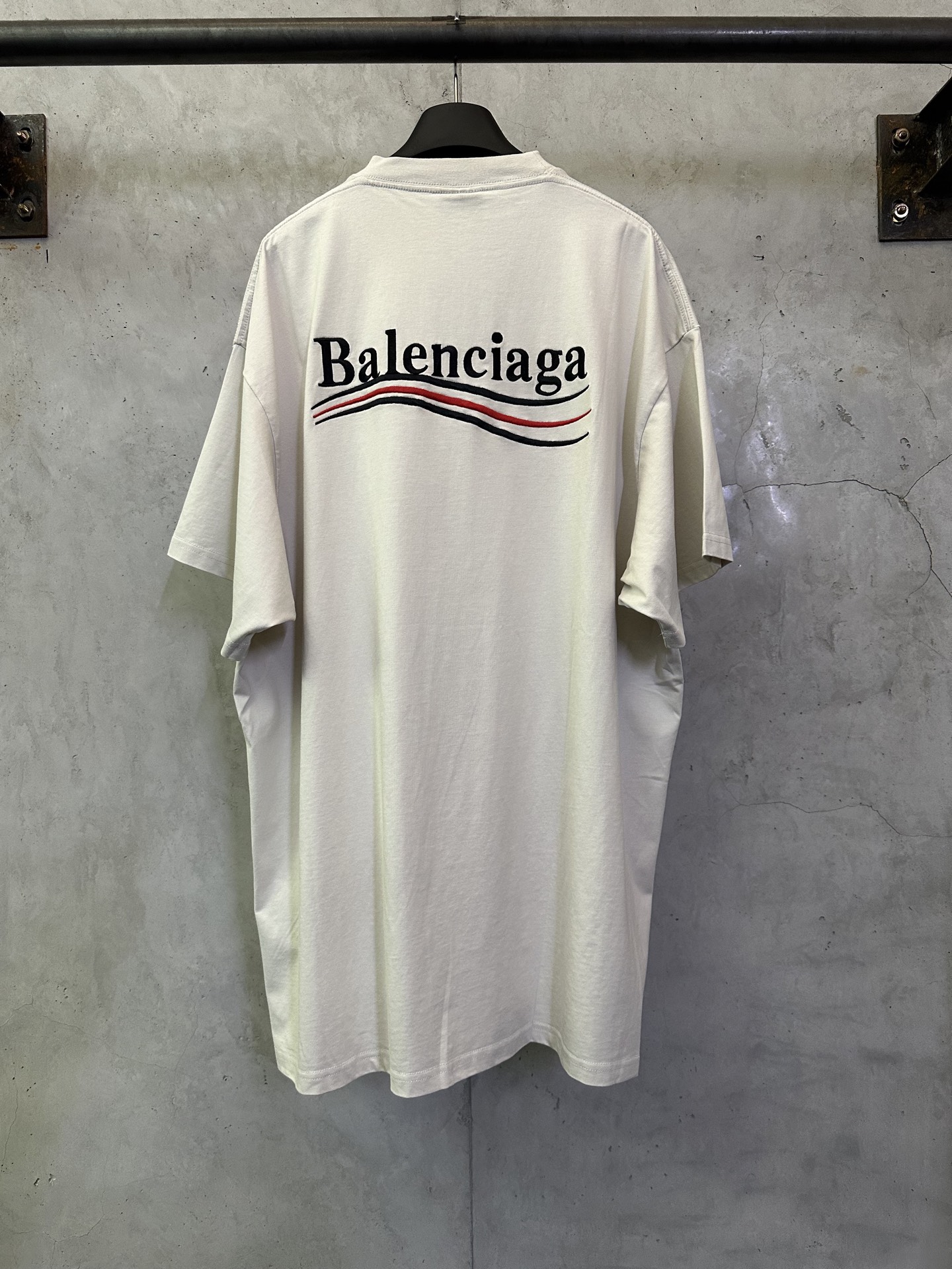 Balenciaga Balenciaga 巴黎世家 可乐海浪logo刺绣短袖T恤