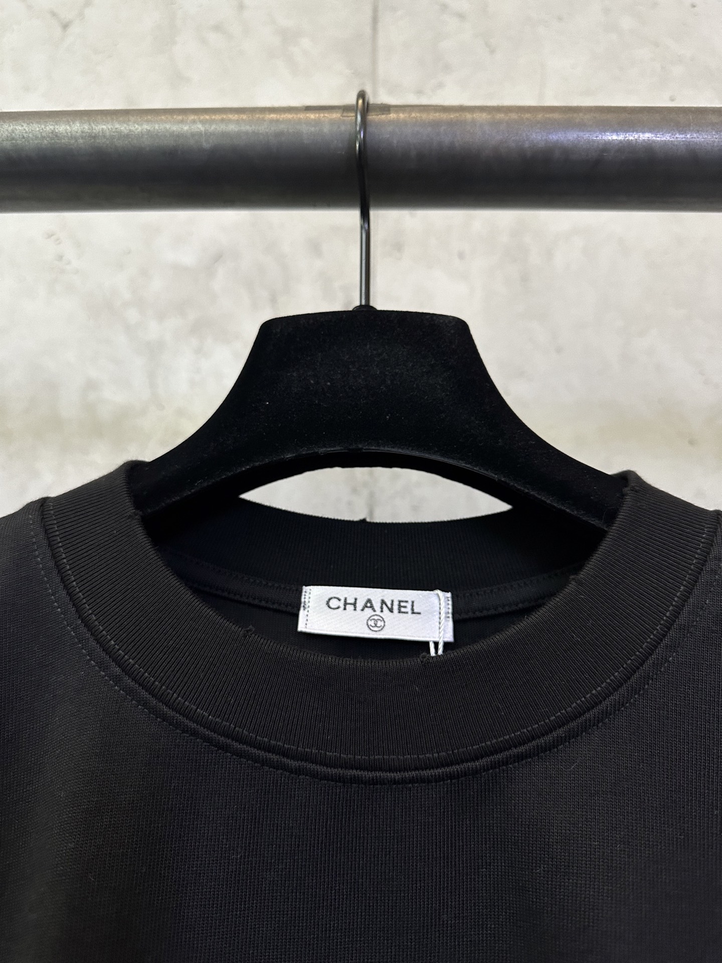 Chanel CHANEL 香奈儿 26ss logo破坏厚板胶印花重磅短袖T恤