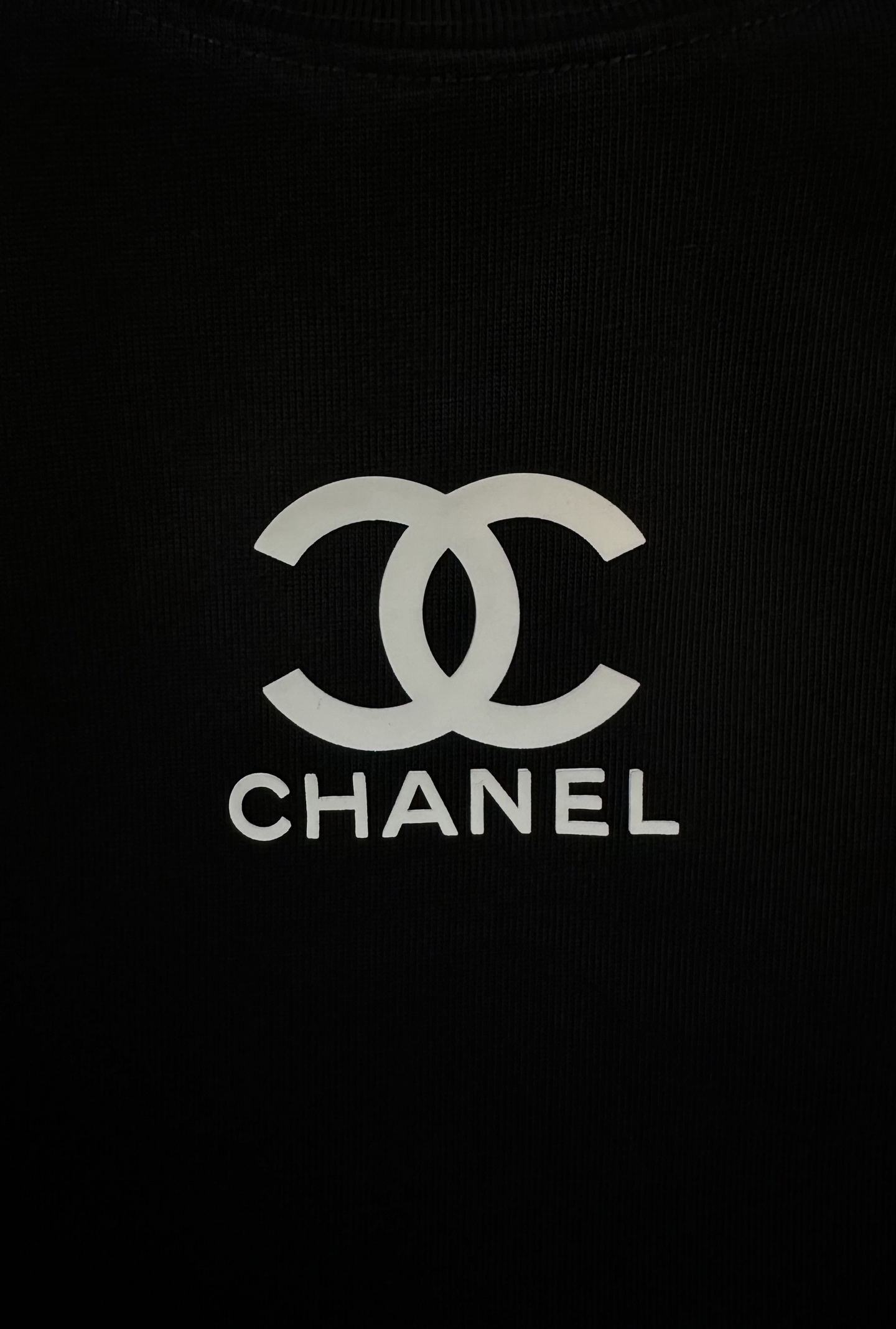 Chanel CHANEL 香奈儿 26ss logo破坏厚板胶印花重磅短袖T恤