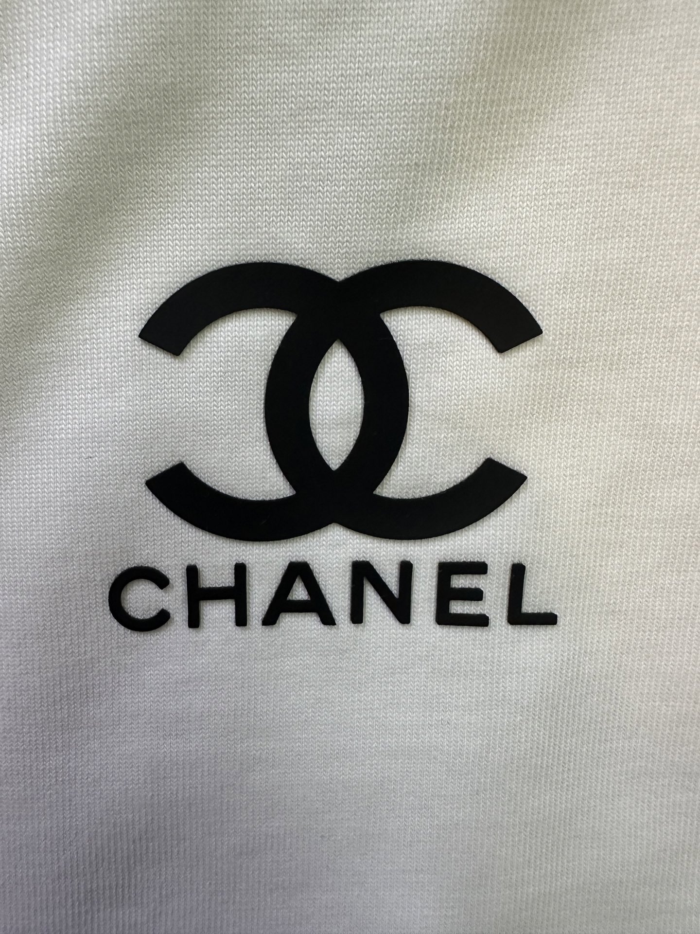 Chanel CHANEL 香奈儿 26ss logo破坏厚板胶印花重磅短袖T恤