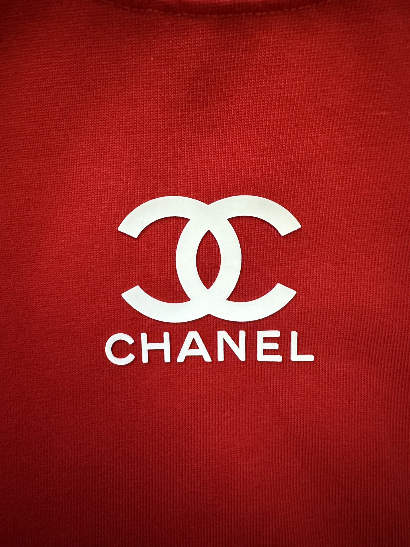 Chanel CHANEL 香奈儿 26ss logo破坏厚板胶印花重磅短袖T恤
