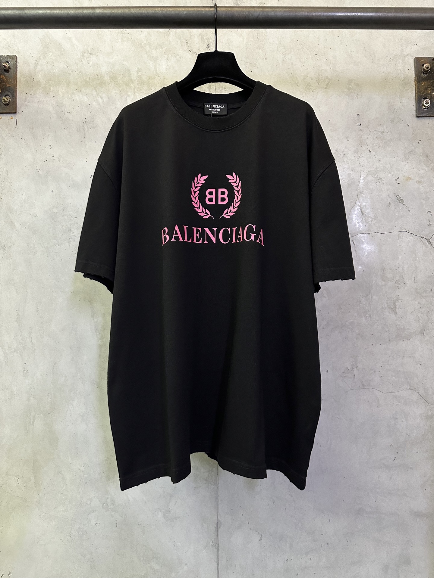 Balenciaga Balenciaga巴黎世家 麦穗logo印花短袖T恤