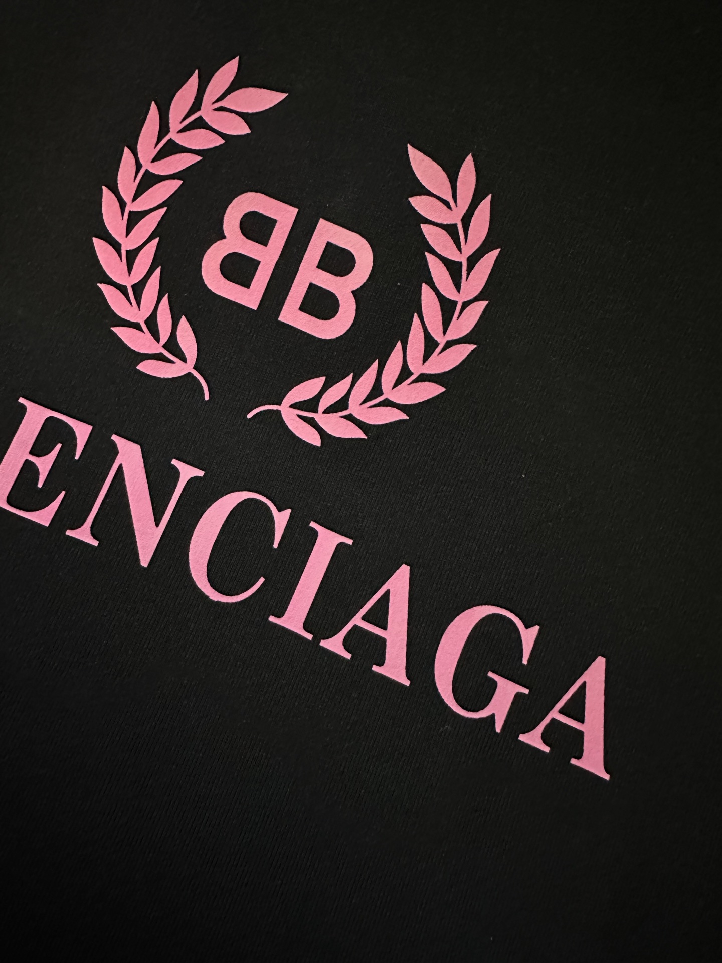 Balenciaga Balenciaga巴黎世家 麦穗logo印花短袖T恤