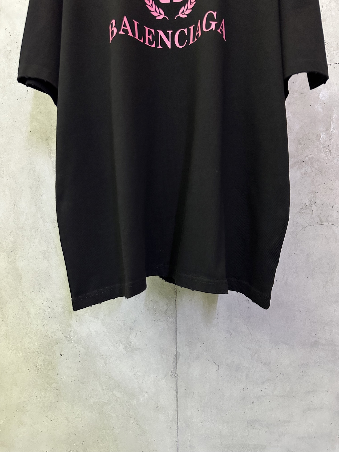Balenciaga Balenciaga巴黎世家 麦穗logo印花短袖T恤