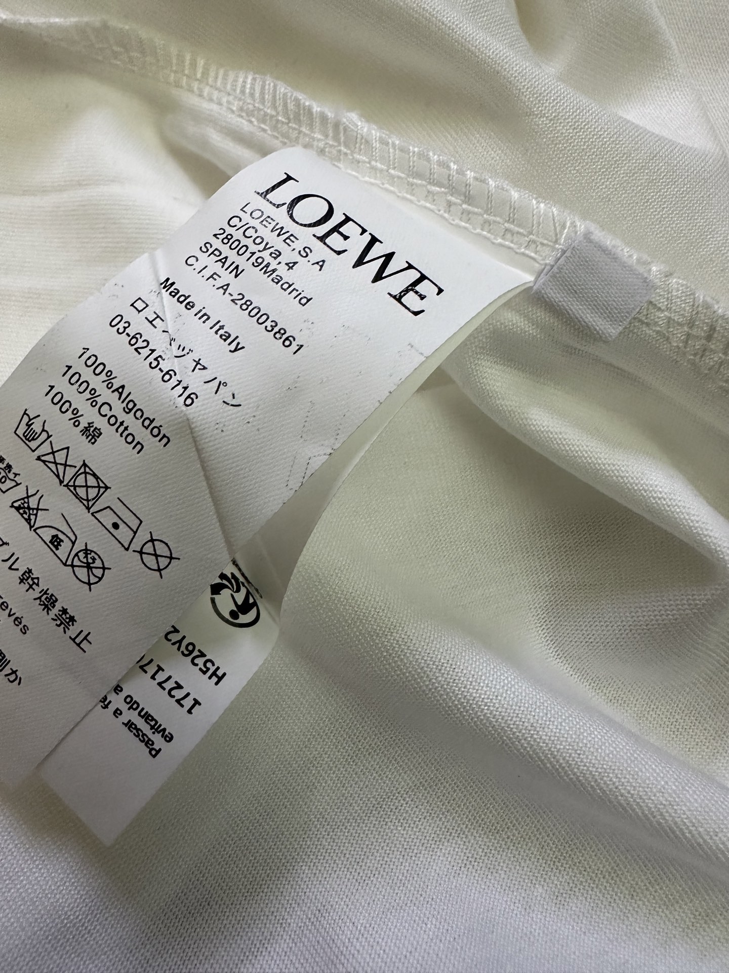 Loewe LOEWE罗意威 ss25 毛巾刺绣短袖