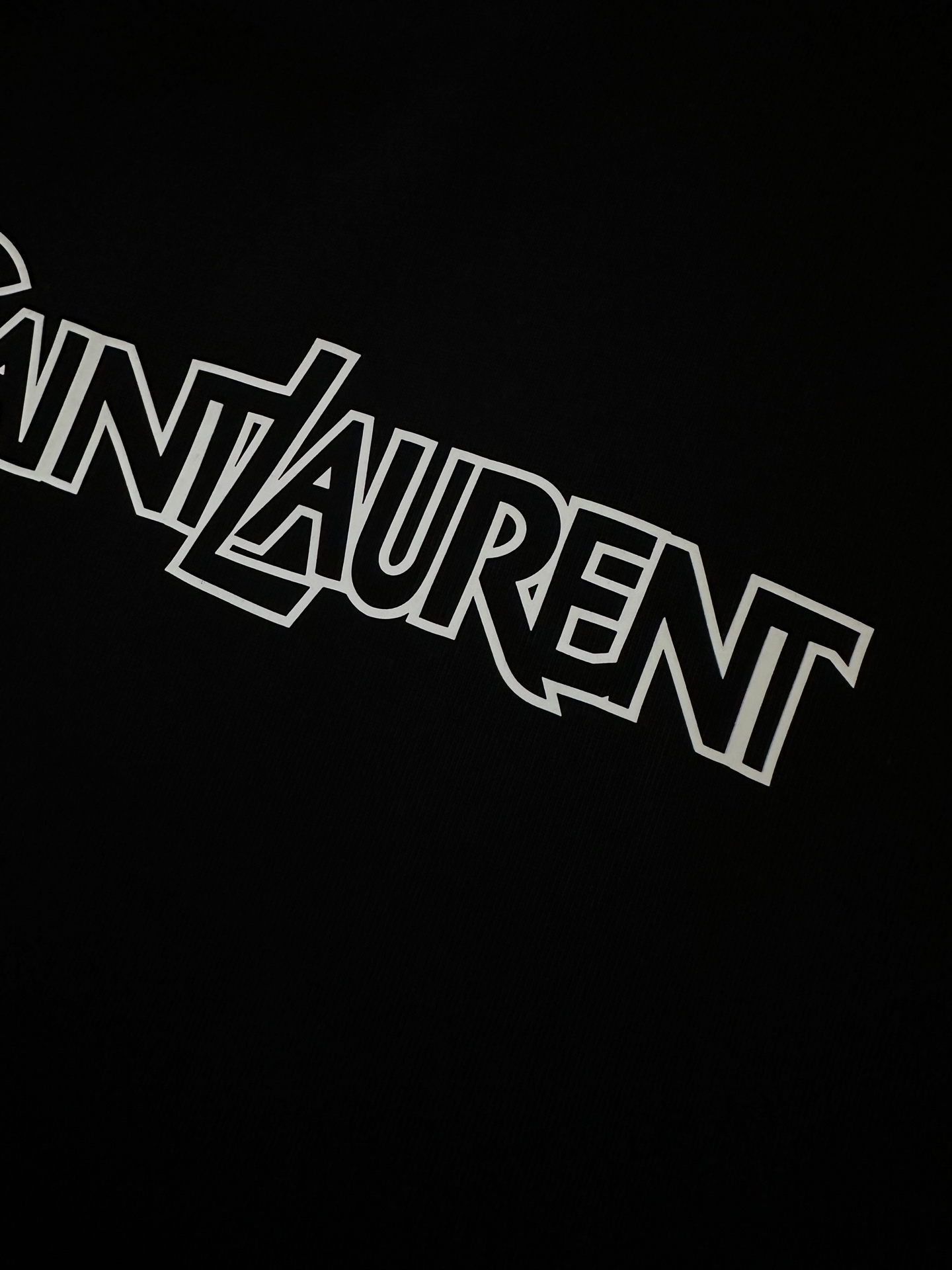 Saint Laurent YSL 圣罗兰 26ss 字母logo印花短袖T恤