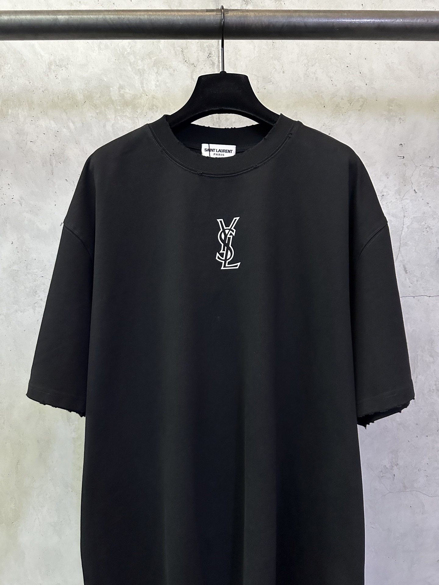 Saint Laurent YSL 圣罗兰 26ss 字母logo印花短袖T恤