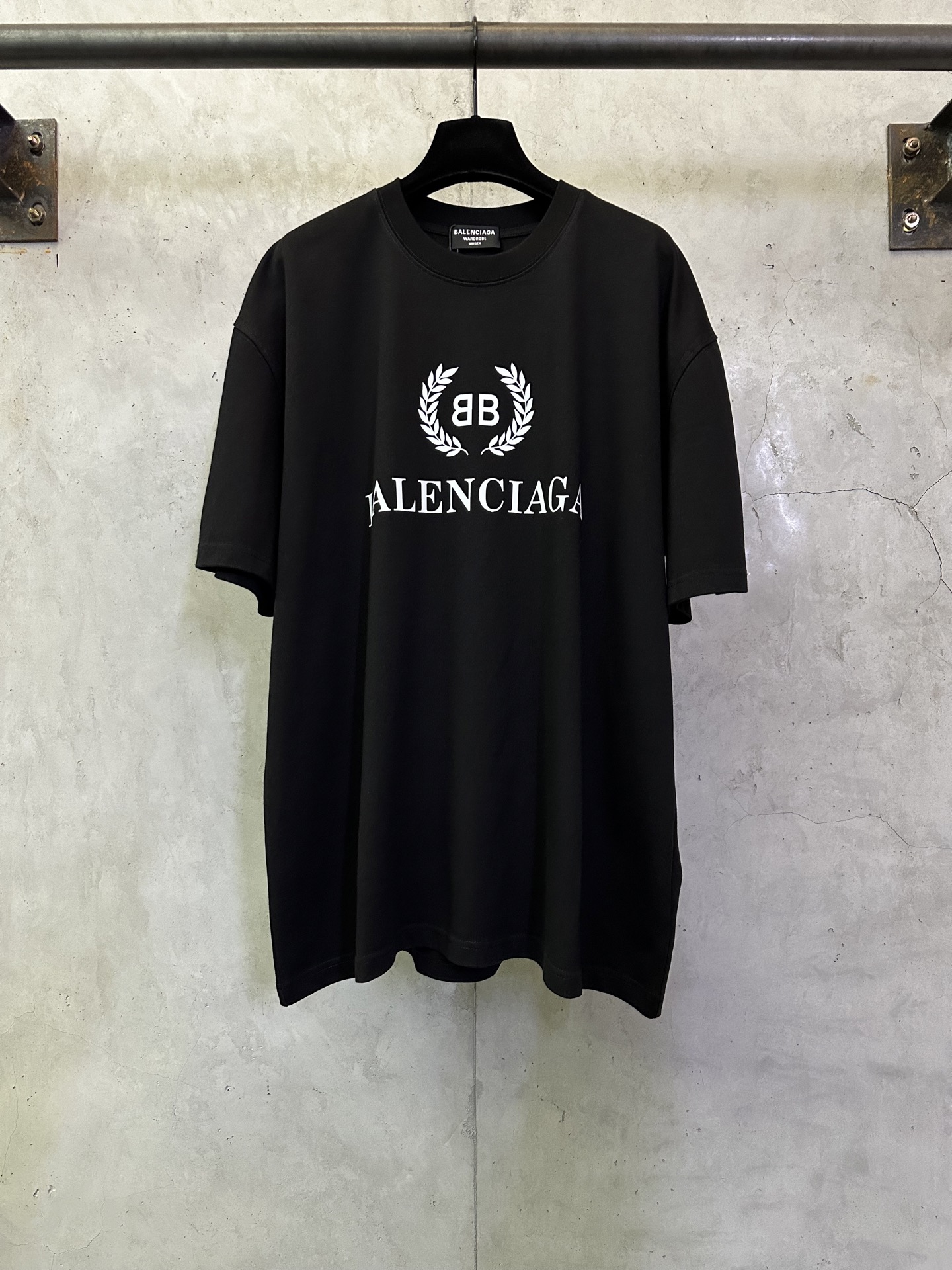 Balenciaga Balenciaga巴黎世家 麦穗logo印花短袖T恤