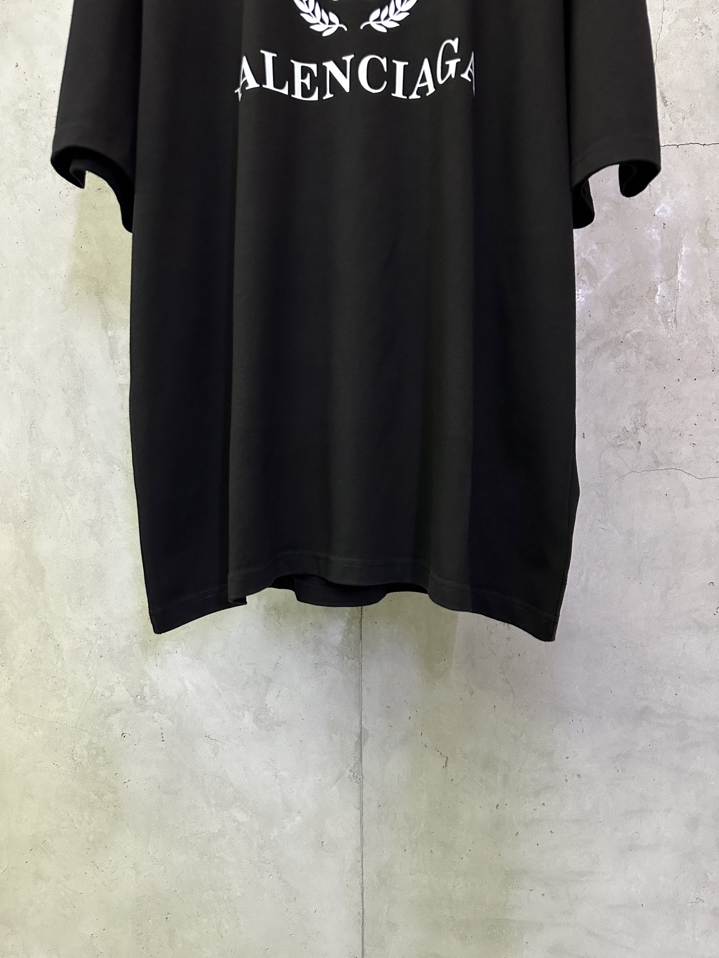 Balenciaga Balenciaga巴黎世家 麦穗logo印花短袖T恤