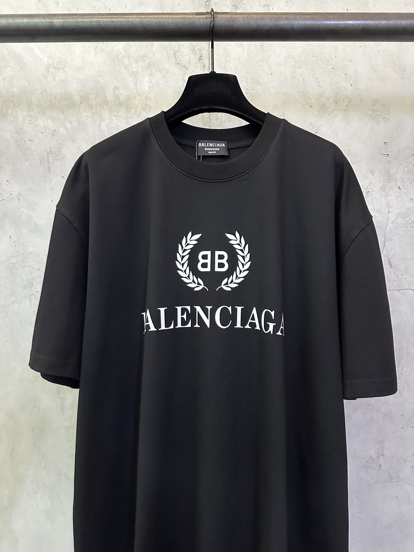 Balenciaga Balenciaga巴黎世家 麦穗logo印花短袖T恤
