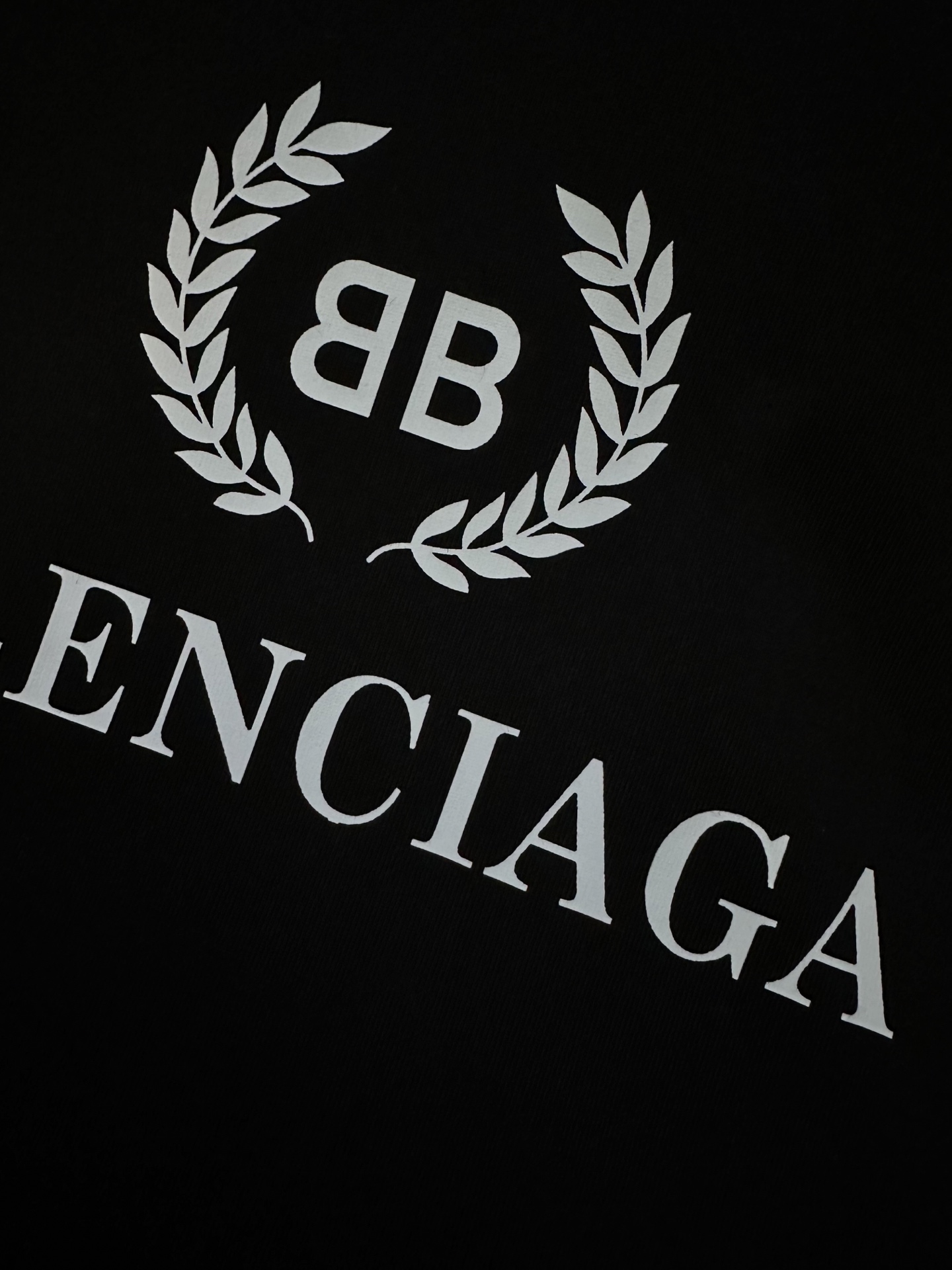 Balenciaga Balenciaga巴黎世家 麦穗logo印花短袖T恤