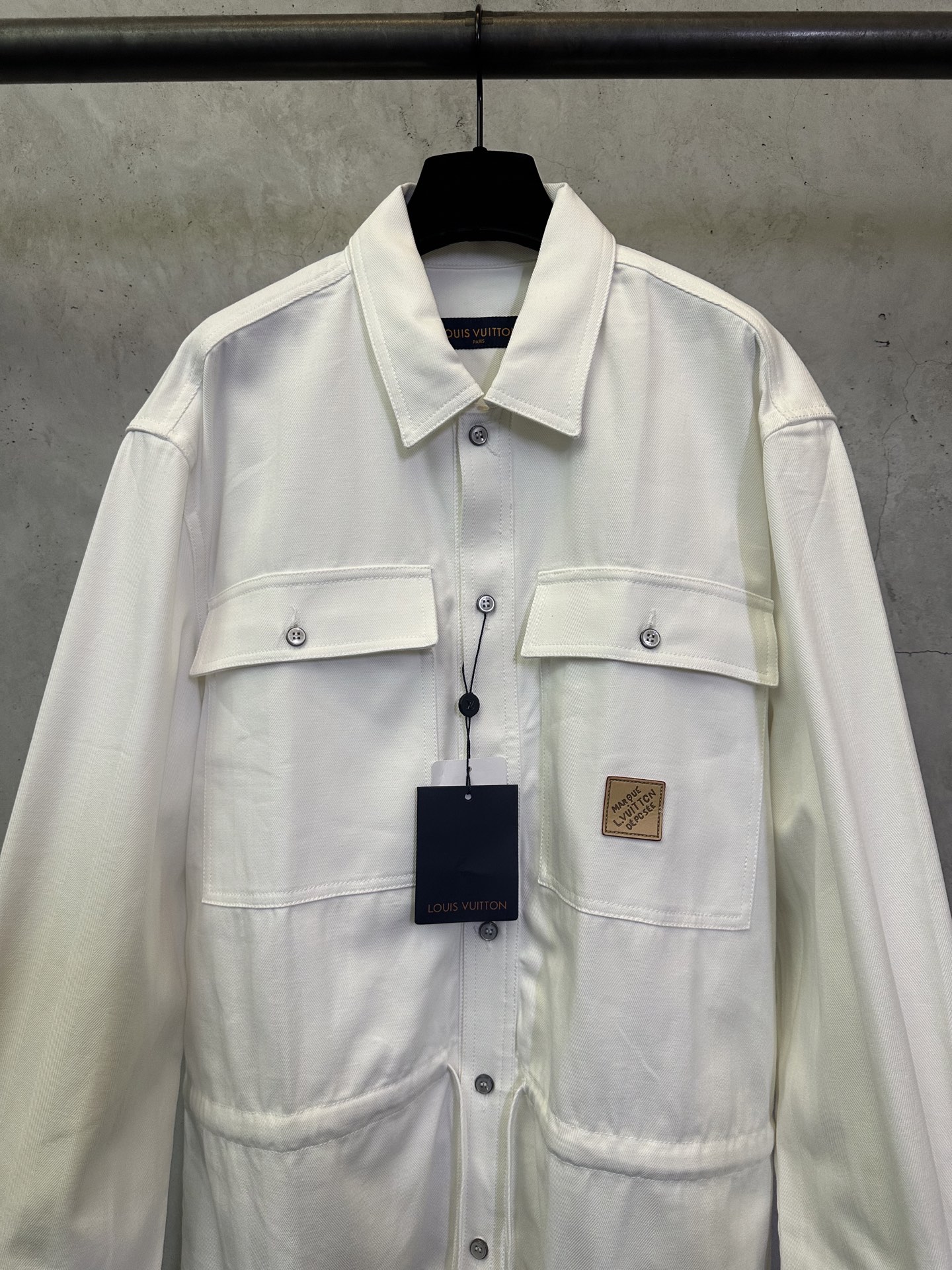 Louis Vuitton LOUIS VUITTON 26SS Lv标识提花夹克式衬衫