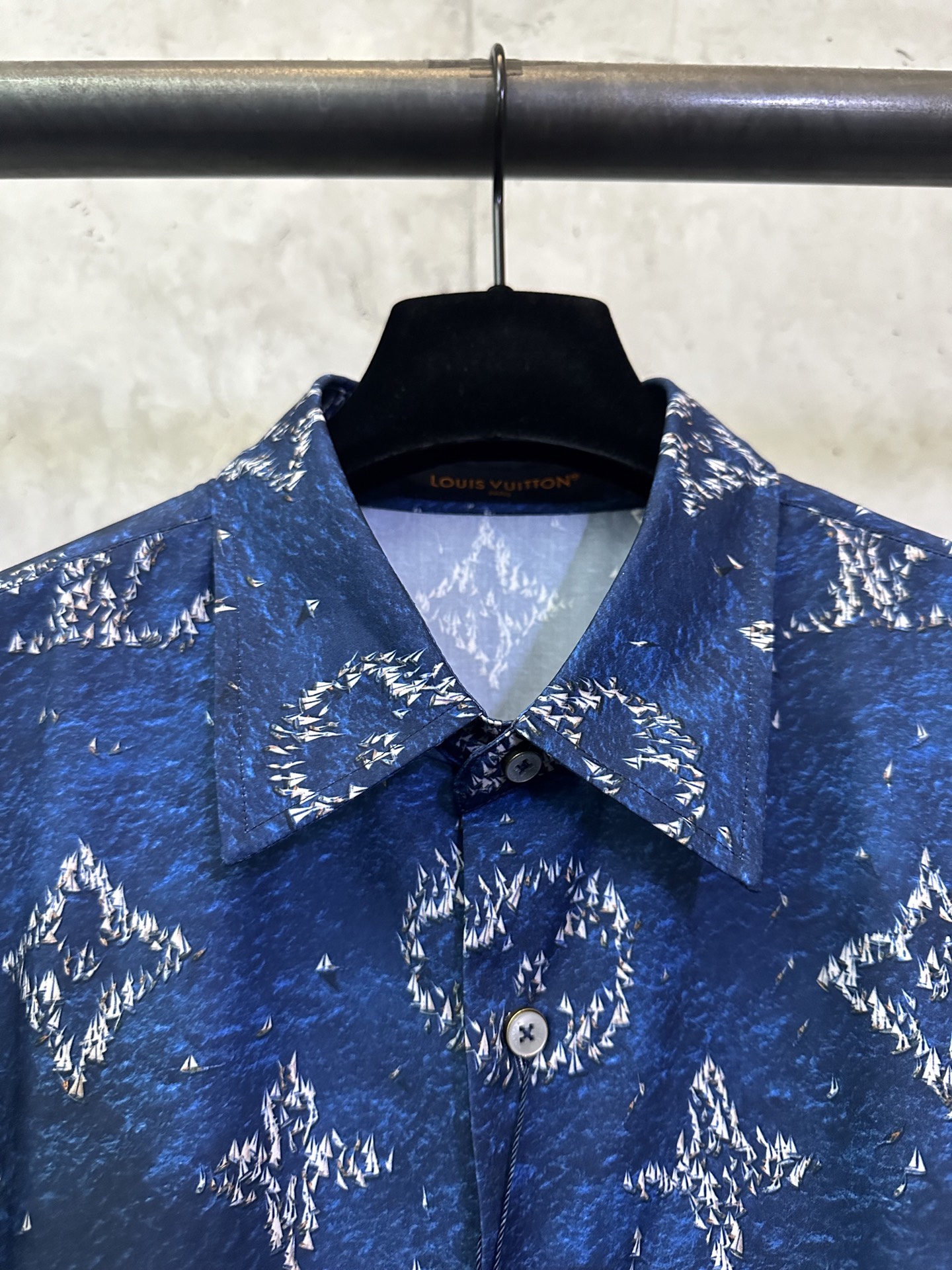 Louis Vuitton LOUIS VUITTON 25SS LV印花短袖衬衫