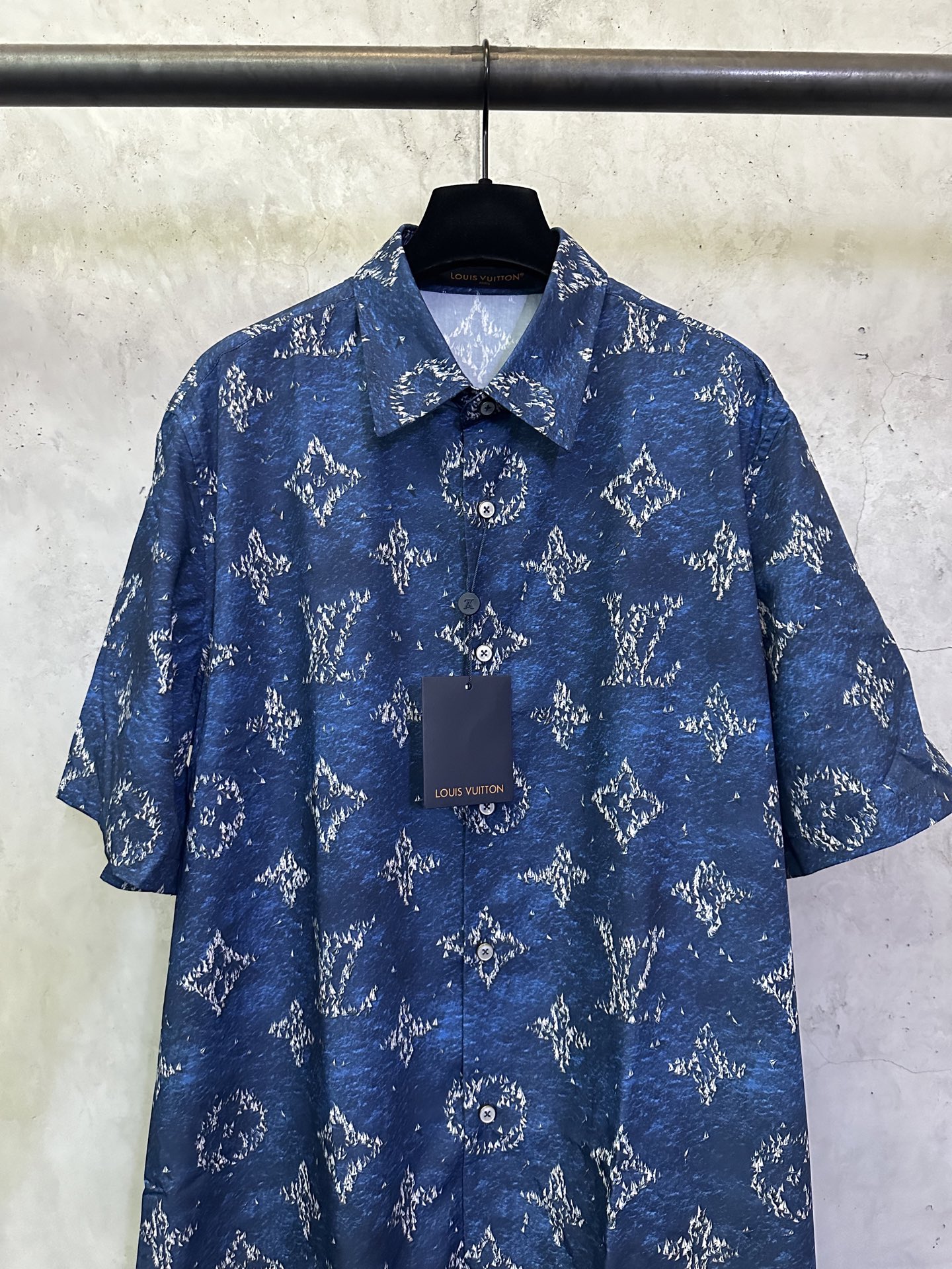 Louis Vuitton LOUIS VUITTON 25SS LV印花短袖衬衫