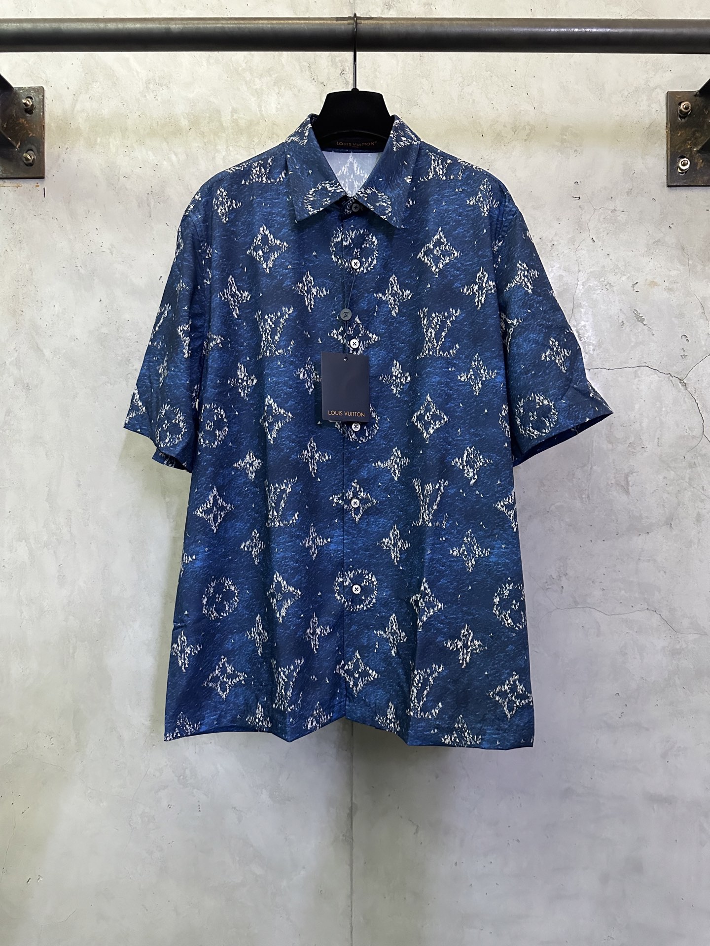 Louis Vuitton LOUIS VUITTON 25SS LV印花短袖衬衫