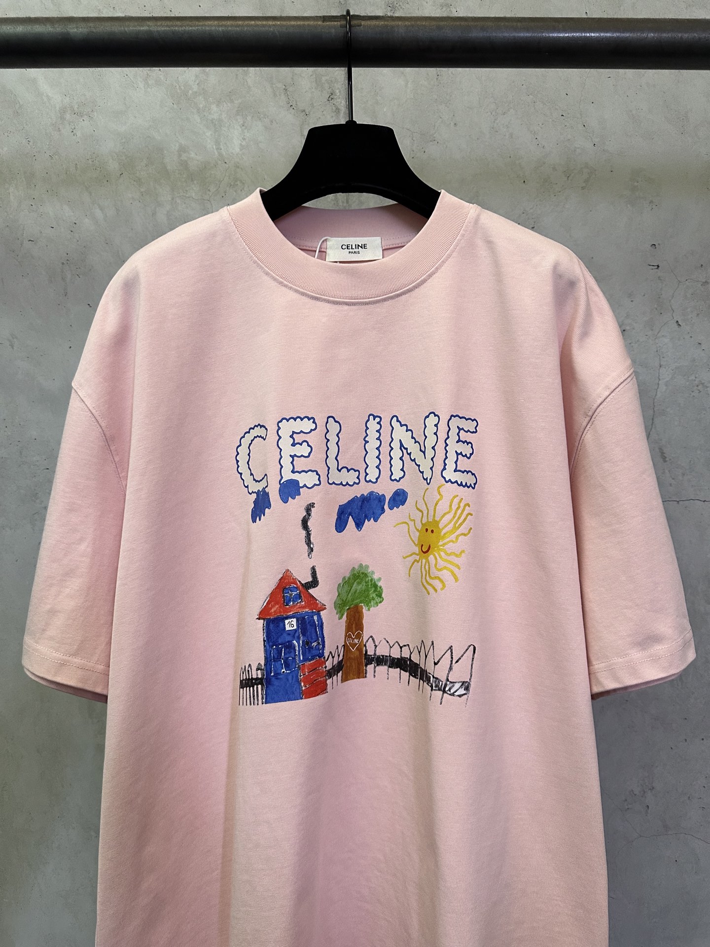 Celine CELINE赛琳 26ss DRAWING系列印花短袖T恤