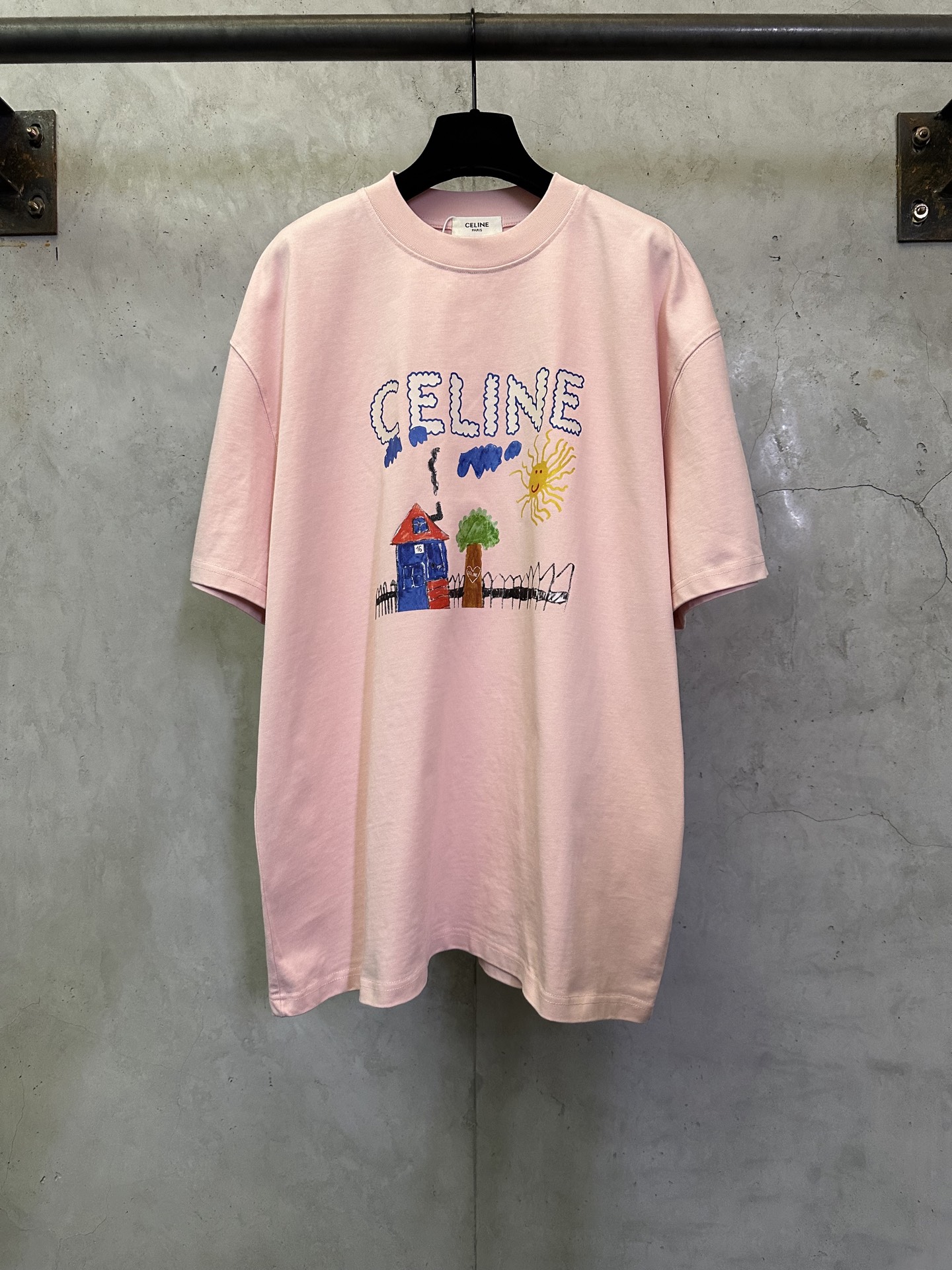 Celine CELINE赛琳 26ss DRAWING系列印花短袖T恤