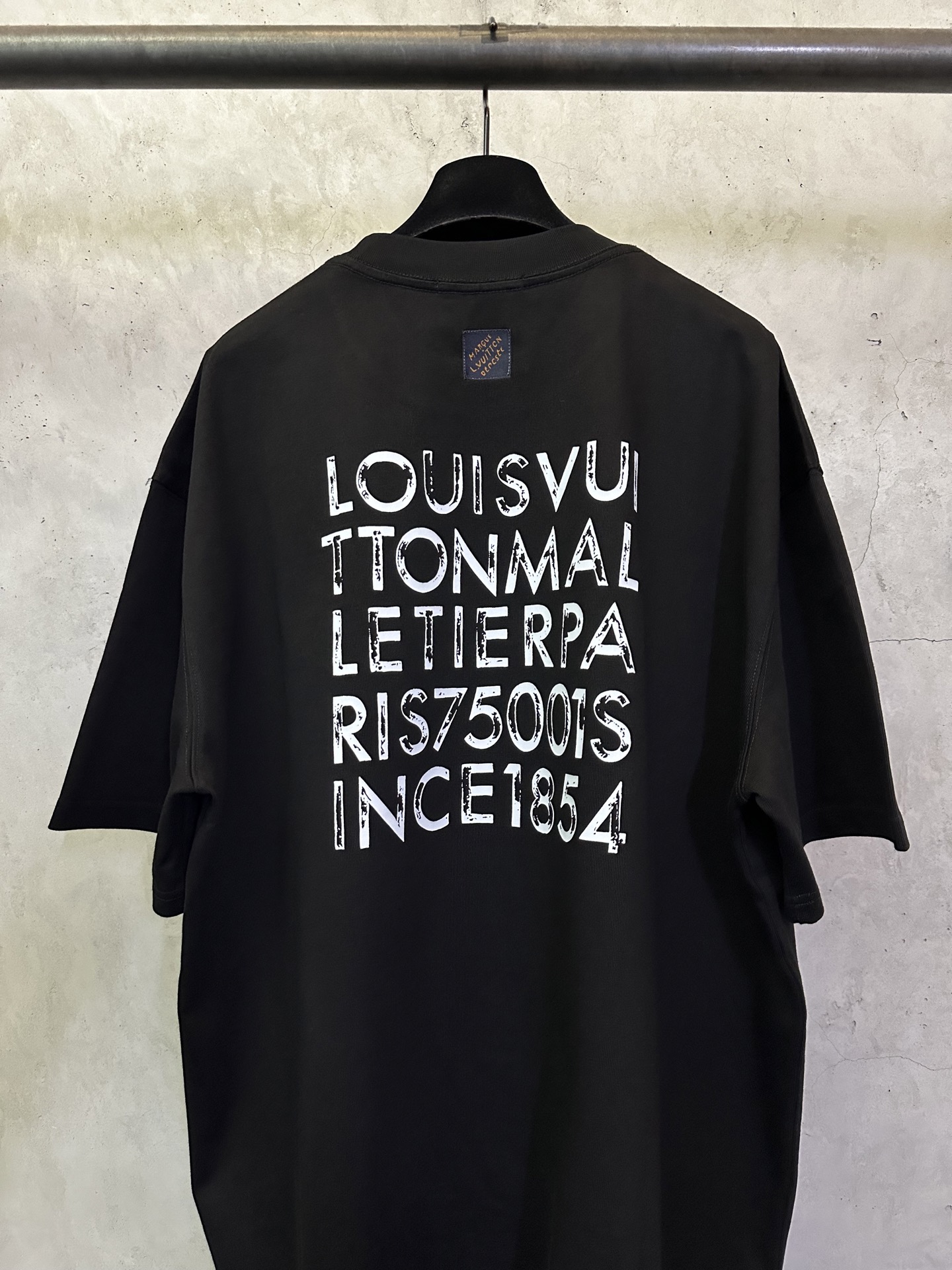 Louis Vuitton Louis Vuitton 26ss LV 字母印花圆领短袖T恤