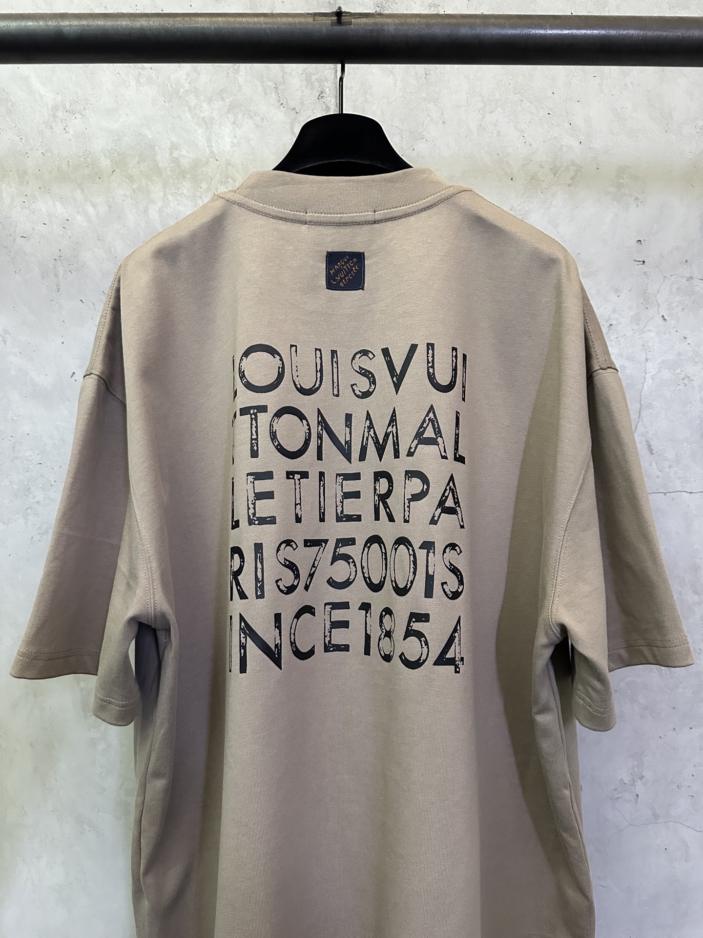 Louis Vuitton Louis Vuitton 26ss LV 字母印花圆领短袖T恤