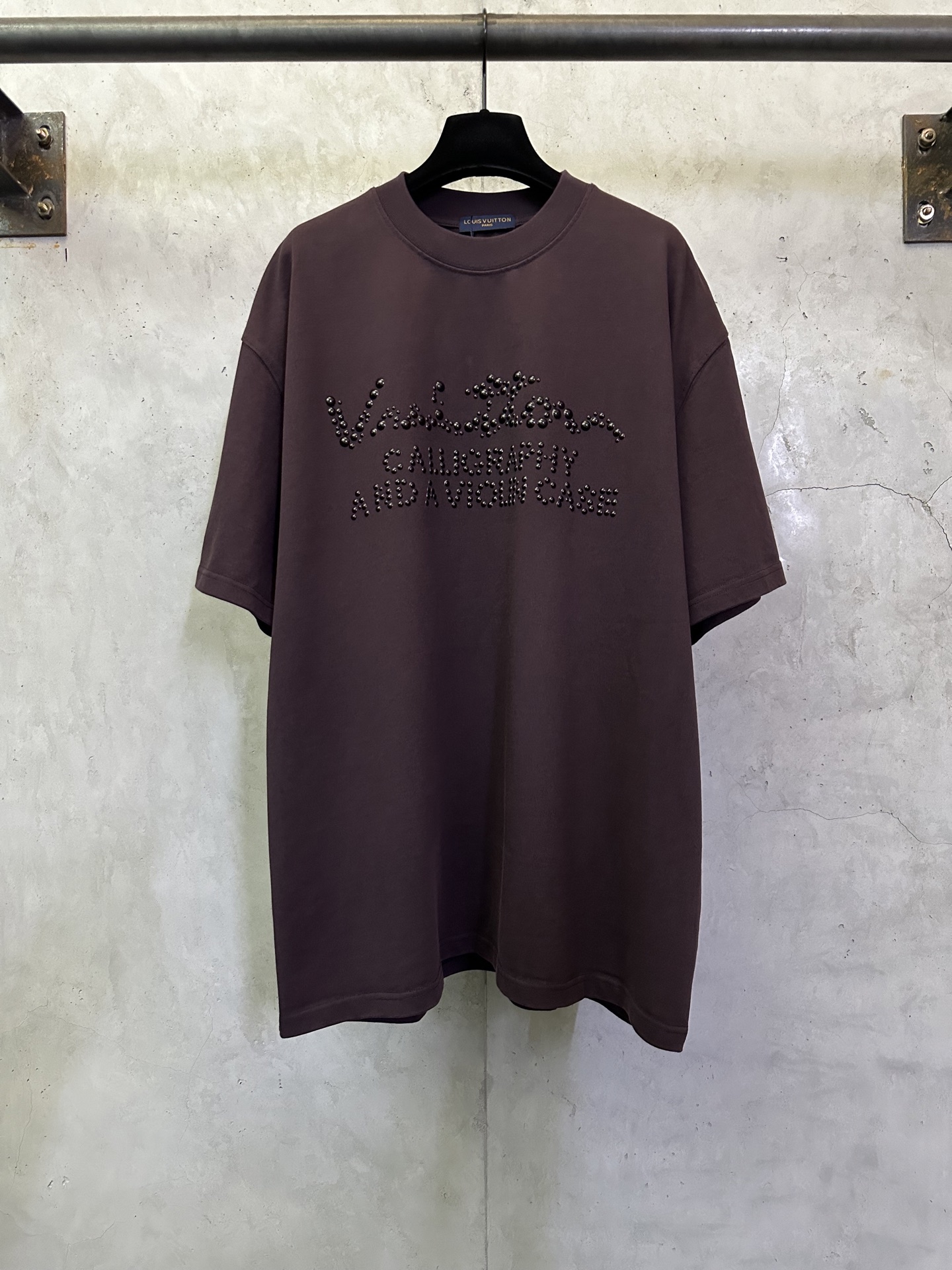Louis Vuitton Louis Vuitton 路易威登 25ss LV珠珍logo圆领短袖T恤