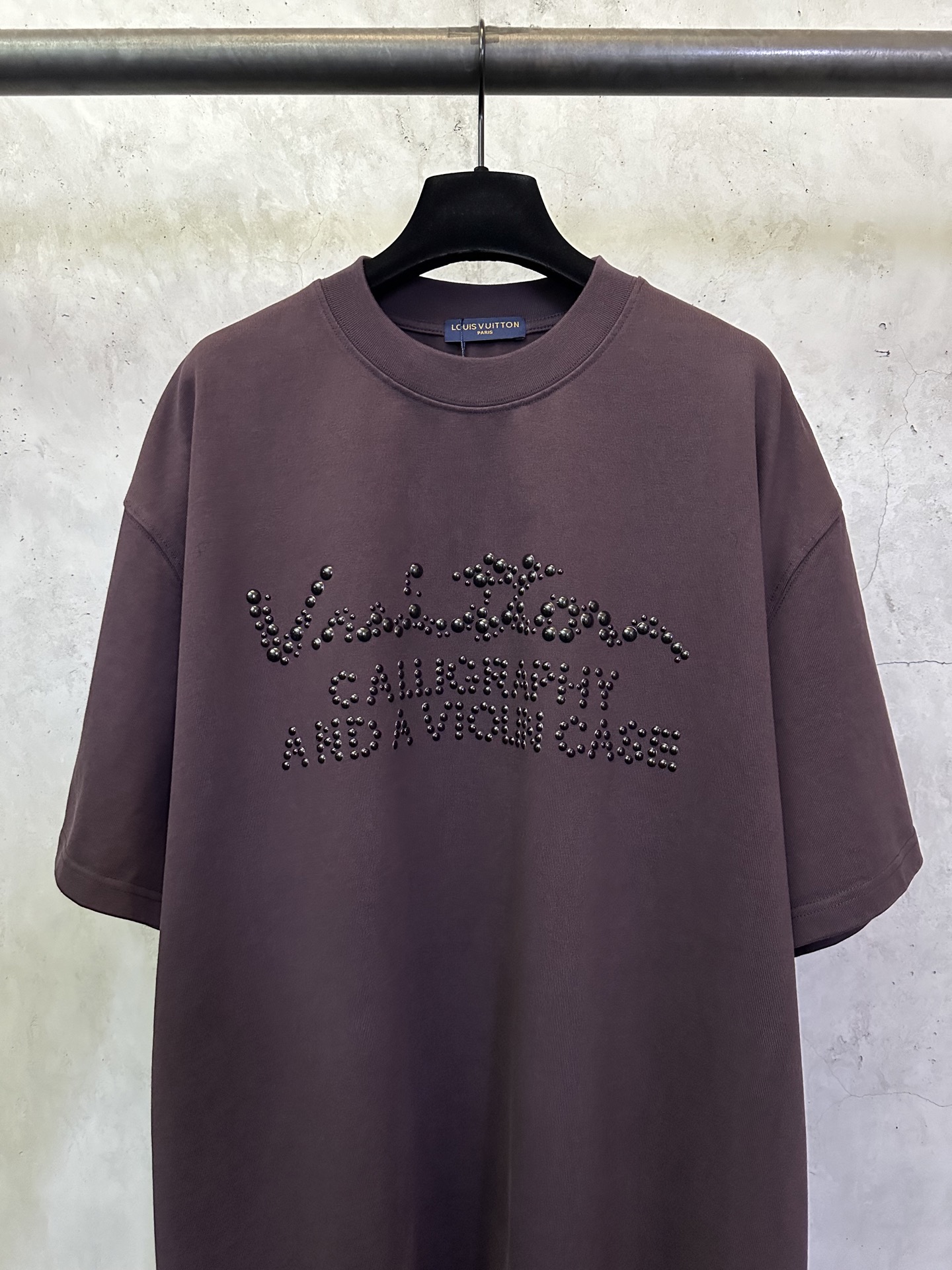 Louis Vuitton Louis Vuitton 路易威登 25ss LV珠珍logo圆领短袖T恤