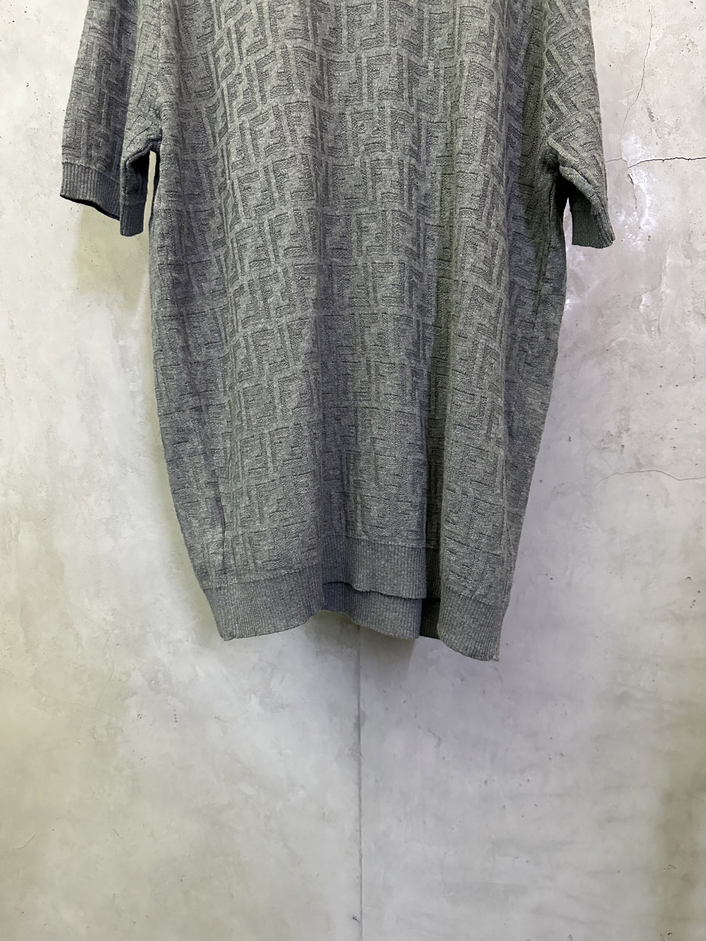 Fendi FENDI 双F提花标识针织POLO