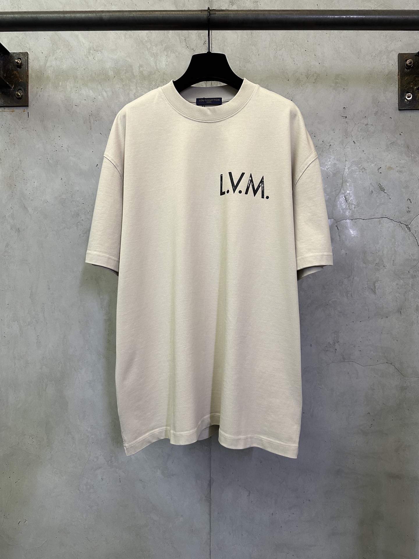 P125 Nueva temporada primavera-verano, camiseta de manga corta de 400 g Louis Vuitton 26ss New Look. Tela: algodón de f…